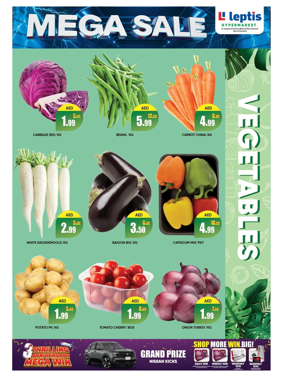 Ofertas de Hipermercado Leptis Ras Al Khaimah de 2 a 5 abril 2026 MEGAOFERTA