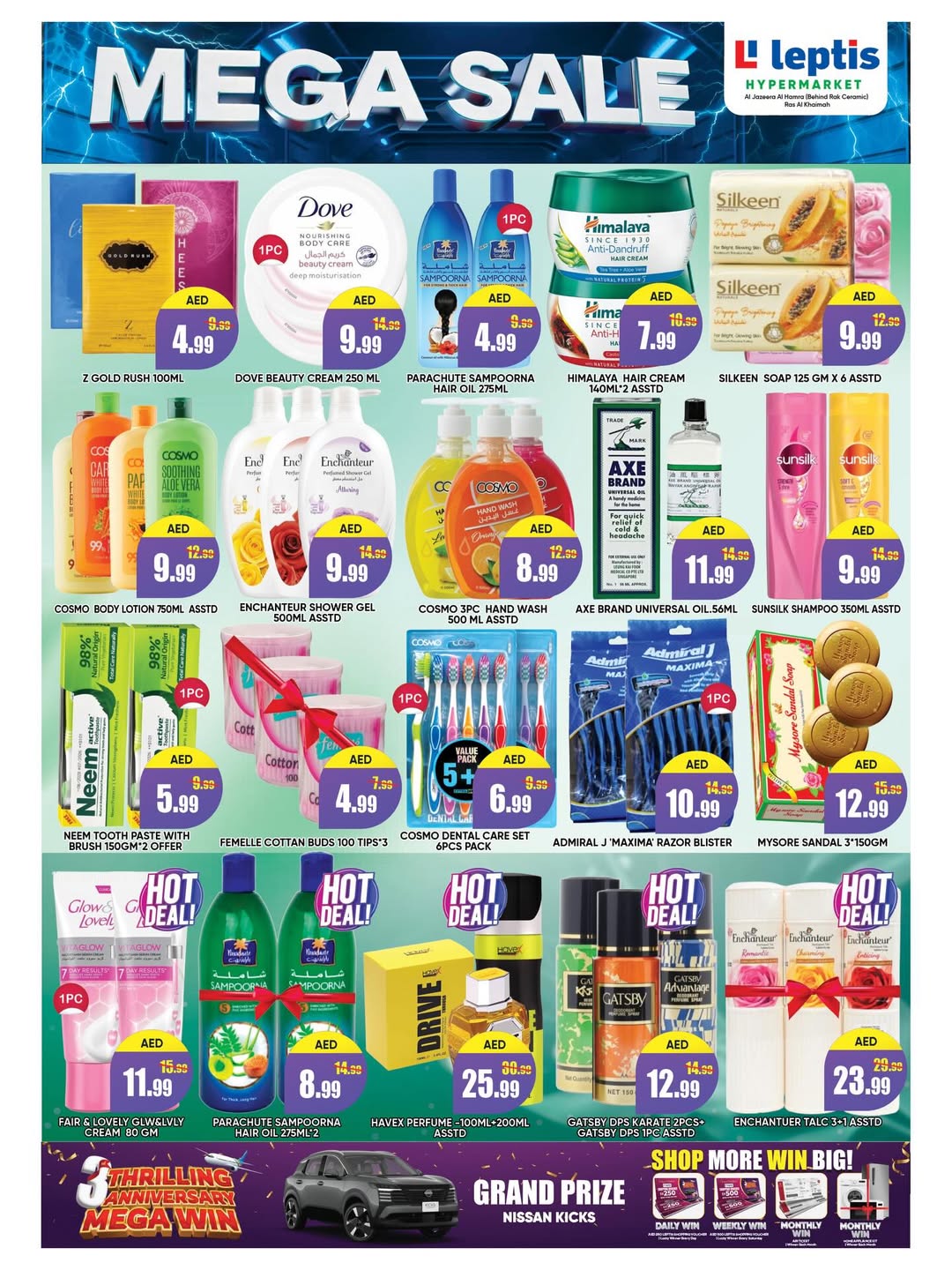 Ofertas de Hipermercado Leptis Ras Al Khaimah de 2 a 5 abril 2026 MEGAOFERTA