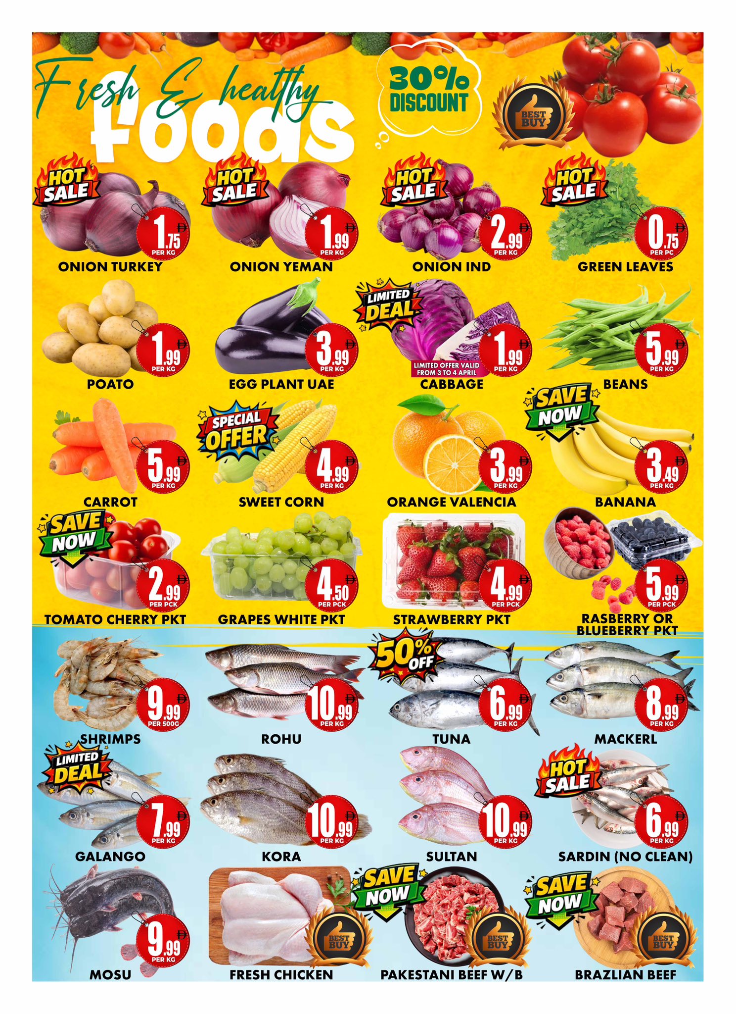 Ofertas de Centro Discount Center BurJuman de 3 a 6 abril 2026 Operaciones inmejorables