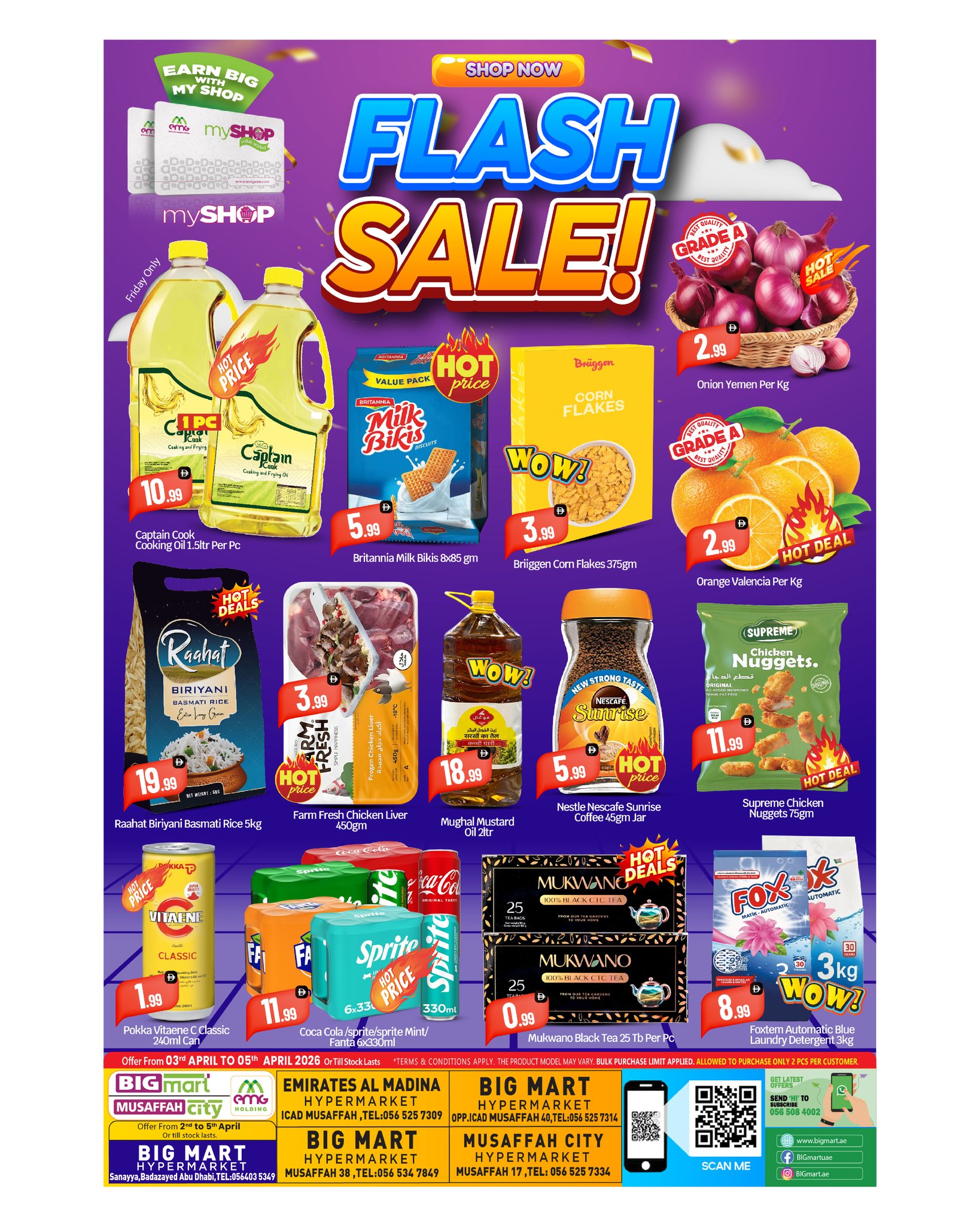 BIGmart UAE offers from 2 to 5 April 2026 FLASH DEALS - Page 1