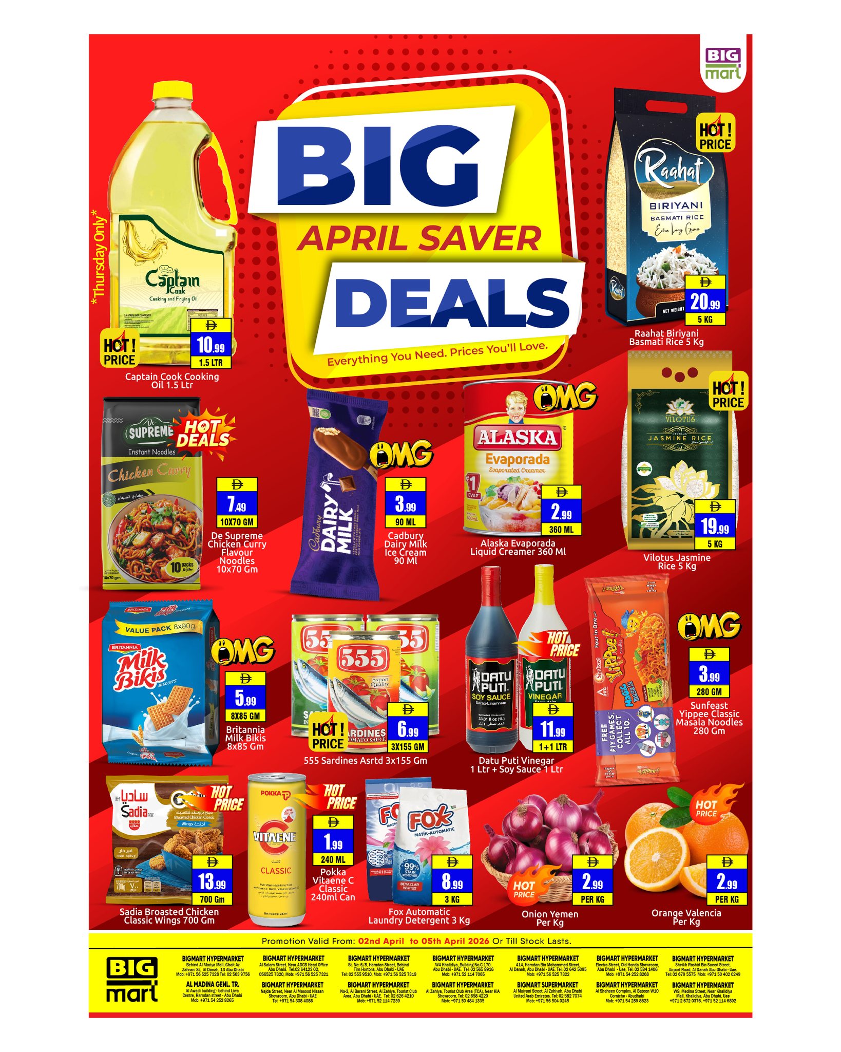 BIGmart UAE offers from 2 to 5 April 2026 April Deals - Page 1