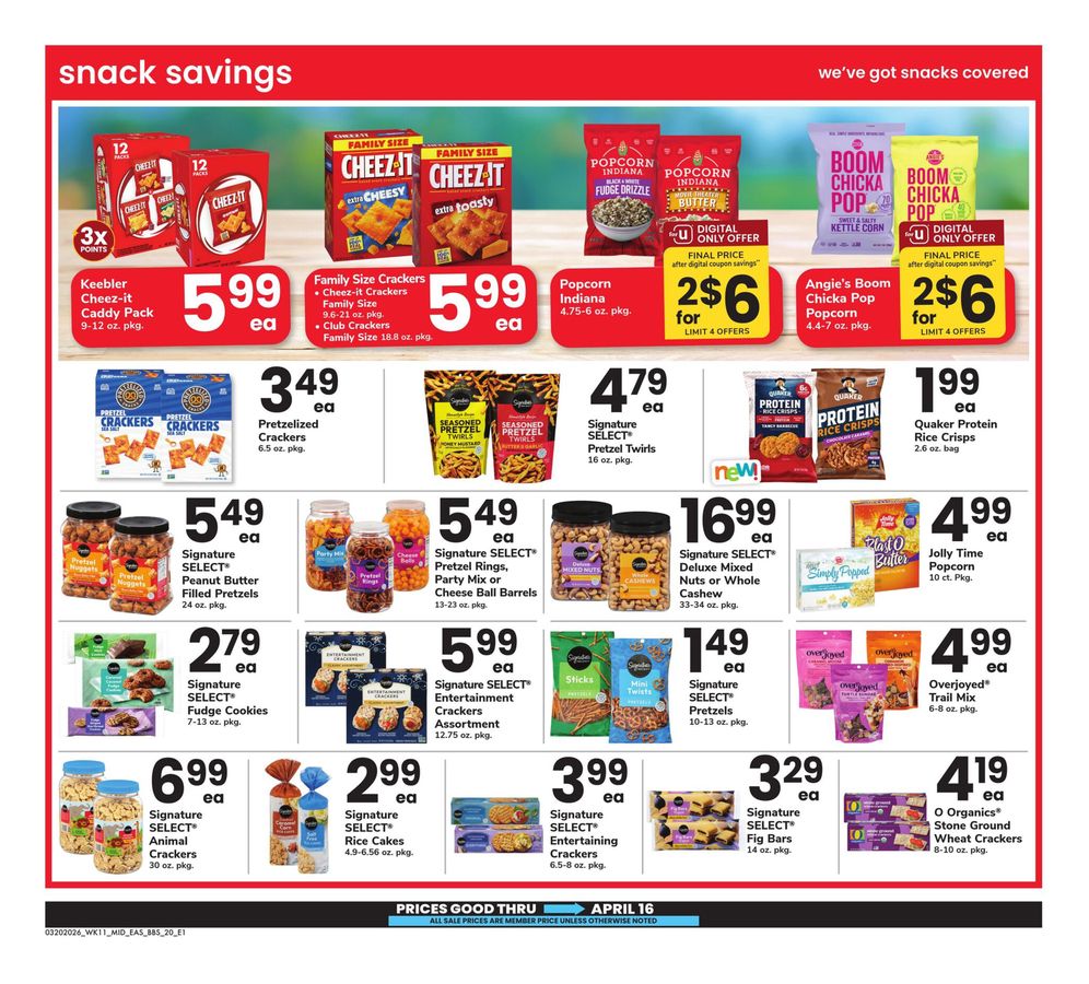 Offres Supermarché Safeway États-Unis de 20 mars à 16 avril 2026 LE GRAND LIVRE DE L'EPARGNE - Supermarché Safeway - États-Unis - 20 mars 2026 – 16 avril 2026 - Page 20