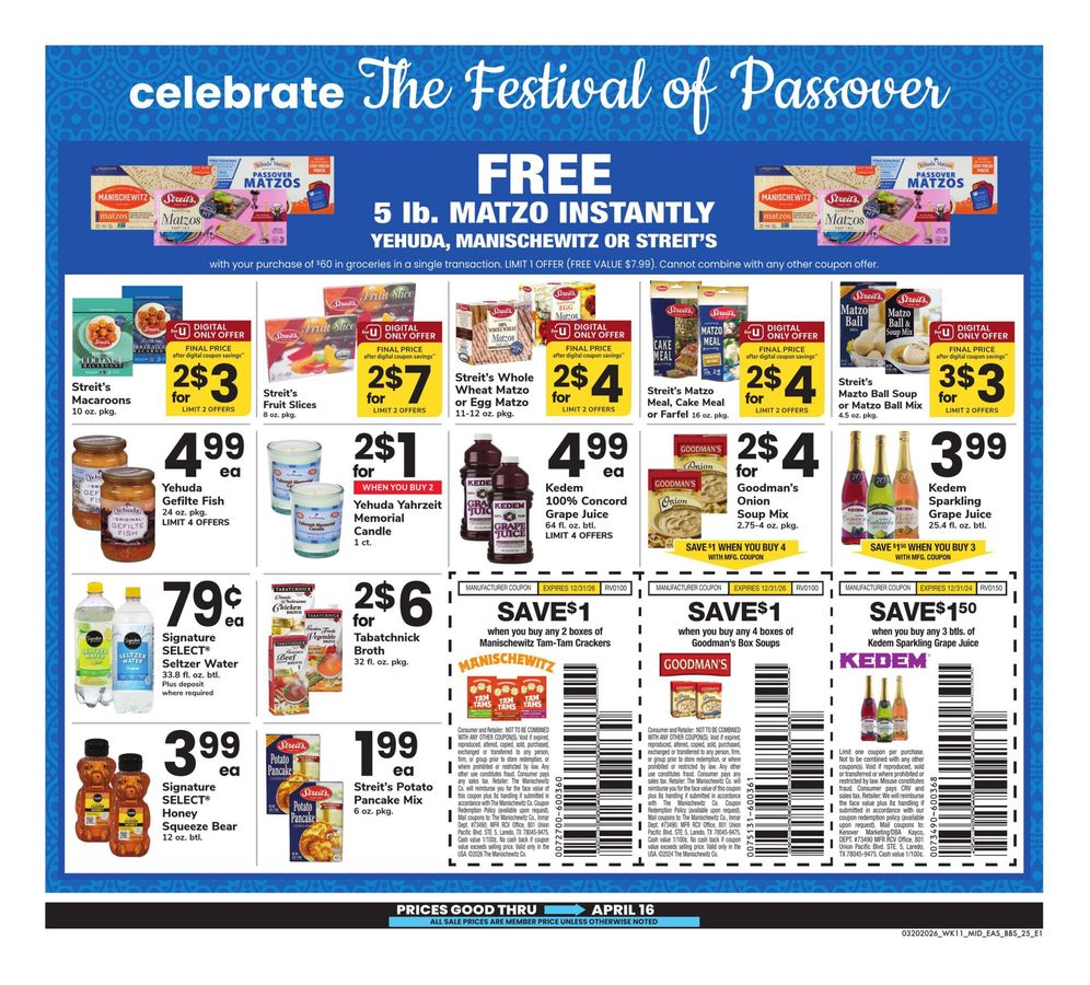 Offres Supermarché Safeway États-Unis de 20 mars à 16 avril 2026 LE GRAND LIVRE DE L'EPARGNE - Supermarché Safeway - États-Unis - 20 mars 2026 – 16 avril 2026 - Page 25