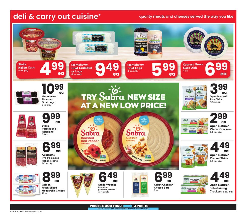 Offres Supermarché Safeway États-Unis de 20 mars à 16 avril 2026 LE GRAND LIVRE DE L'EPARGNE - Supermarché Safeway - États-Unis - 20 mars 2026 – 16 avril 2026 - Page 12