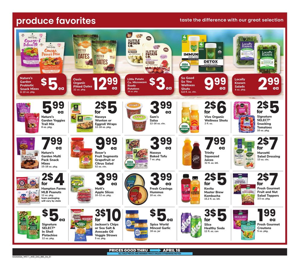 Offres Supermarché Safeway États-Unis de 20 mars à 16 avril 2026 LE GRAND LIVRE DE L'EPARGNE - Supermarché Safeway - États-Unis - 20 mars 2026 – 16 avril 2026 - Page 4