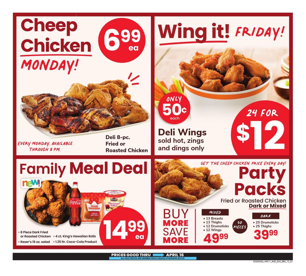 Offres Supermarché Safeway États-Unis de 20 mars à 16 avril 2026 LE GRAND LIVRE DE L'EPARGNE - Supermarché Safeway - États-Unis - 20 mars 2026 – 16 avril 2026 - Page 13