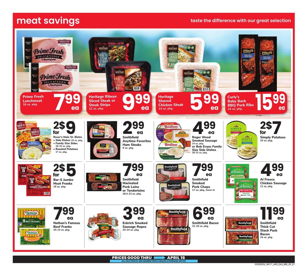 Offres Supermarché Safeway États-Unis de 20 mars à 16 avril 2026 LE GRAND LIVRE DE L'EPARGNE - Supermarché Safeway - États-Unis - 20 mars 2026 – 16 avril 2026 - Page 9