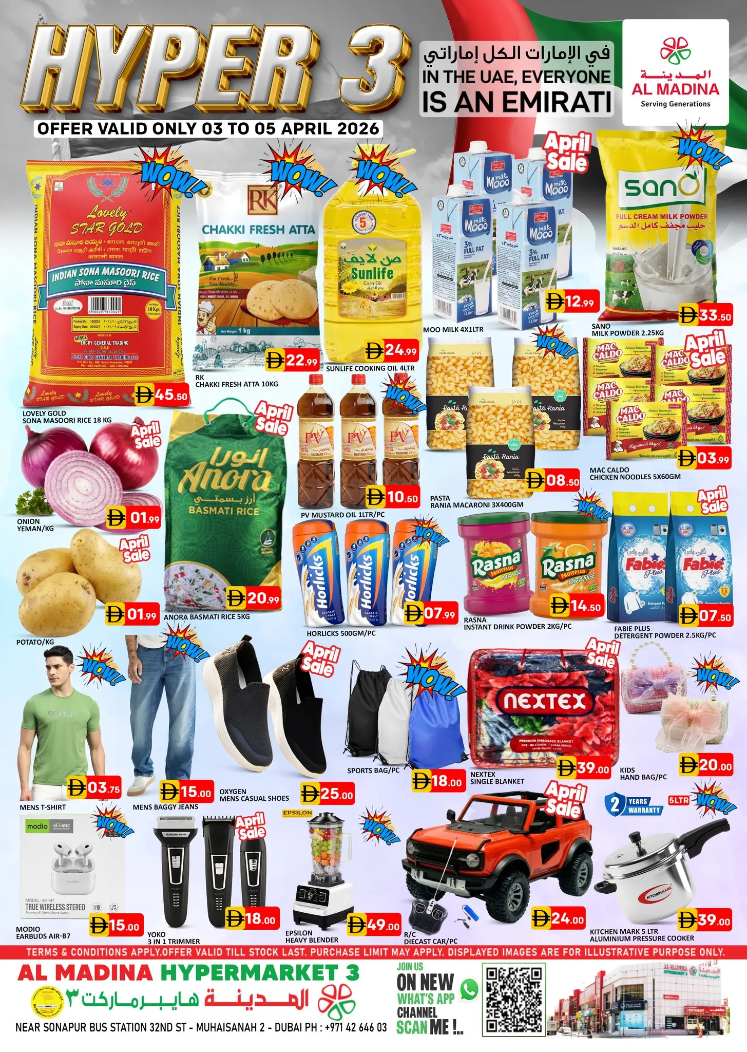 Ofertas de Hipermercado Al Madina Emiratos Árabes Unidos de 3 a 5 abril 2026 Ofertas por emiratí - Página 1