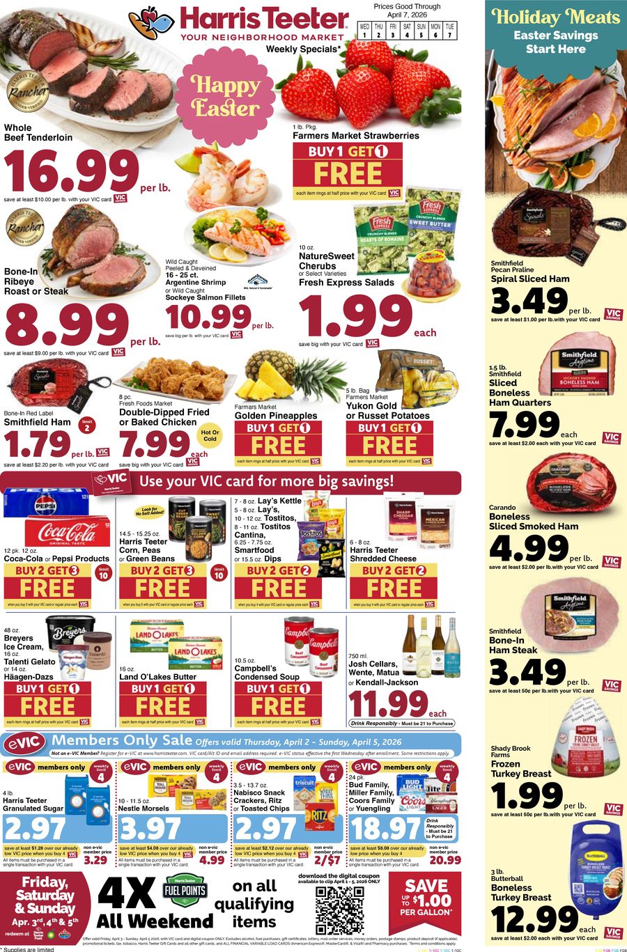 Offres Harris Teeter États-Unis de 1 à 7 avril 2026 Offre hebdomadaire - Harris Teeter - États-Unis - 1 avril 2026 – 7 avril 2026 - Page 1