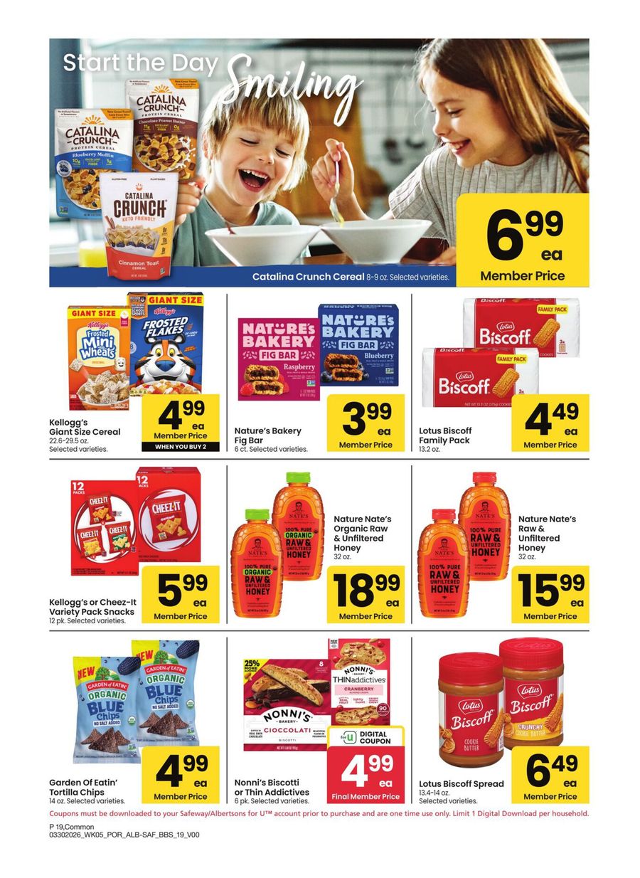 Offres Albertsons États-Unis Portland de 30 mars à 3 mai 2026 GRAND LIVRE DES ÉCONOMIES - Albertsons - États-Unis - 30 mars 2026 – 3 mai 2026 - Page 19