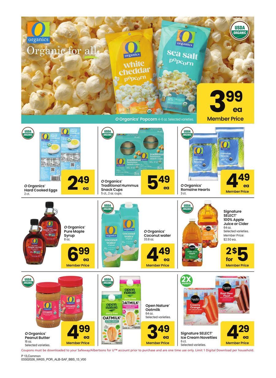 Offres Albertsons États-Unis Portland de 30 mars à 3 mai 2026 GRAND LIVRE DES ÉCONOMIES - Albertsons - États-Unis - 30 mars 2026 – 3 mai 2026 - Page 13