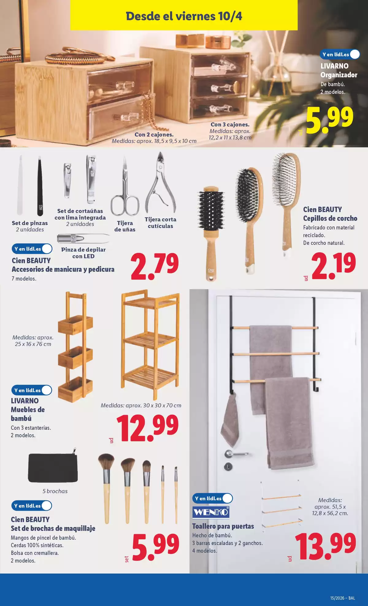 Offres Lidl Espagne de 6 à 12 avril 2026 Offres du bazar - Lidl - Espagne - 6 avril 2026 – 12 avril 2026 - Page 17