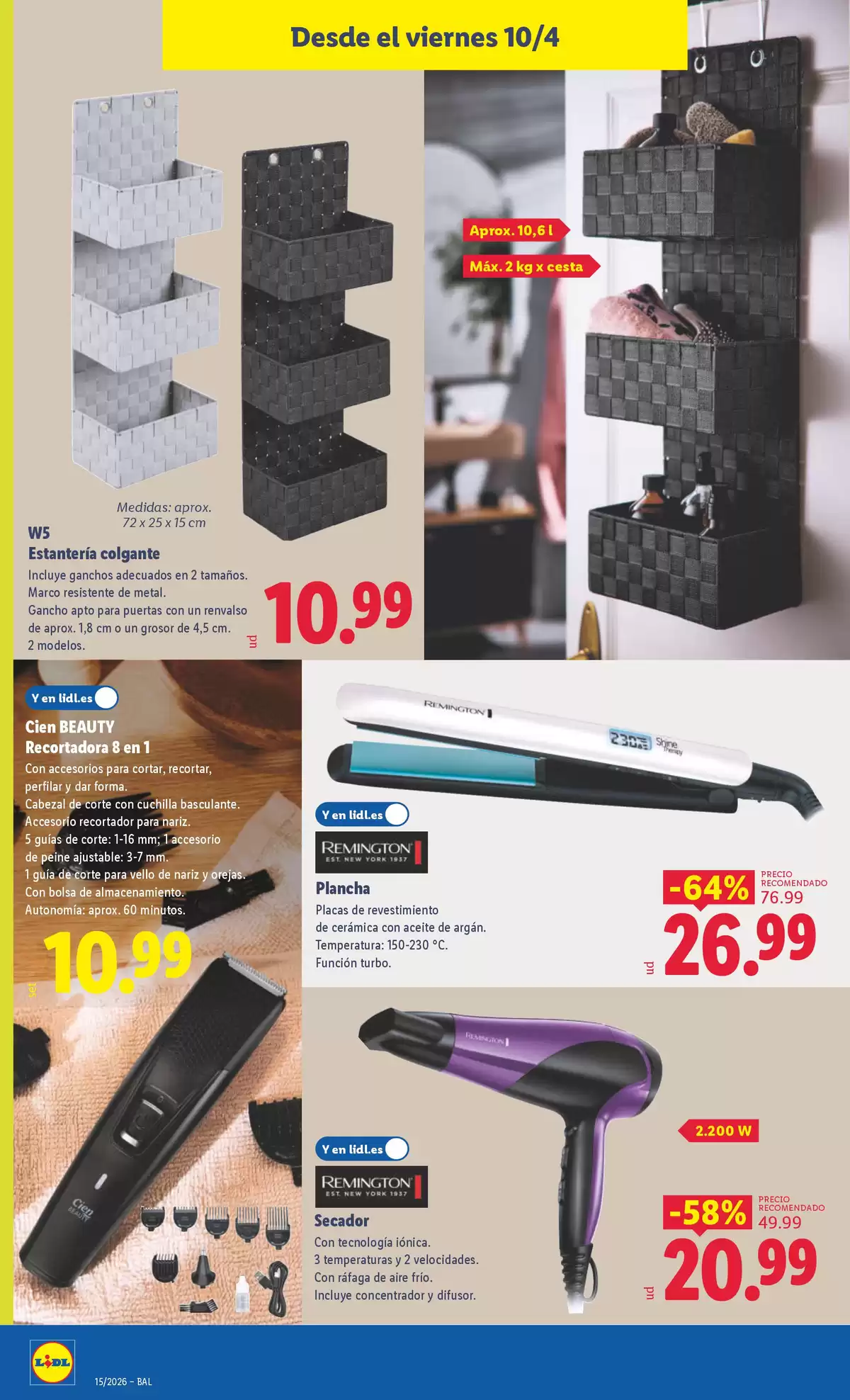 Offres Lidl Espagne de 6 à 12 avril 2026 Offres du bazar - Lidl - Espagne - 6 avril 2026 – 12 avril 2026 - Page 14