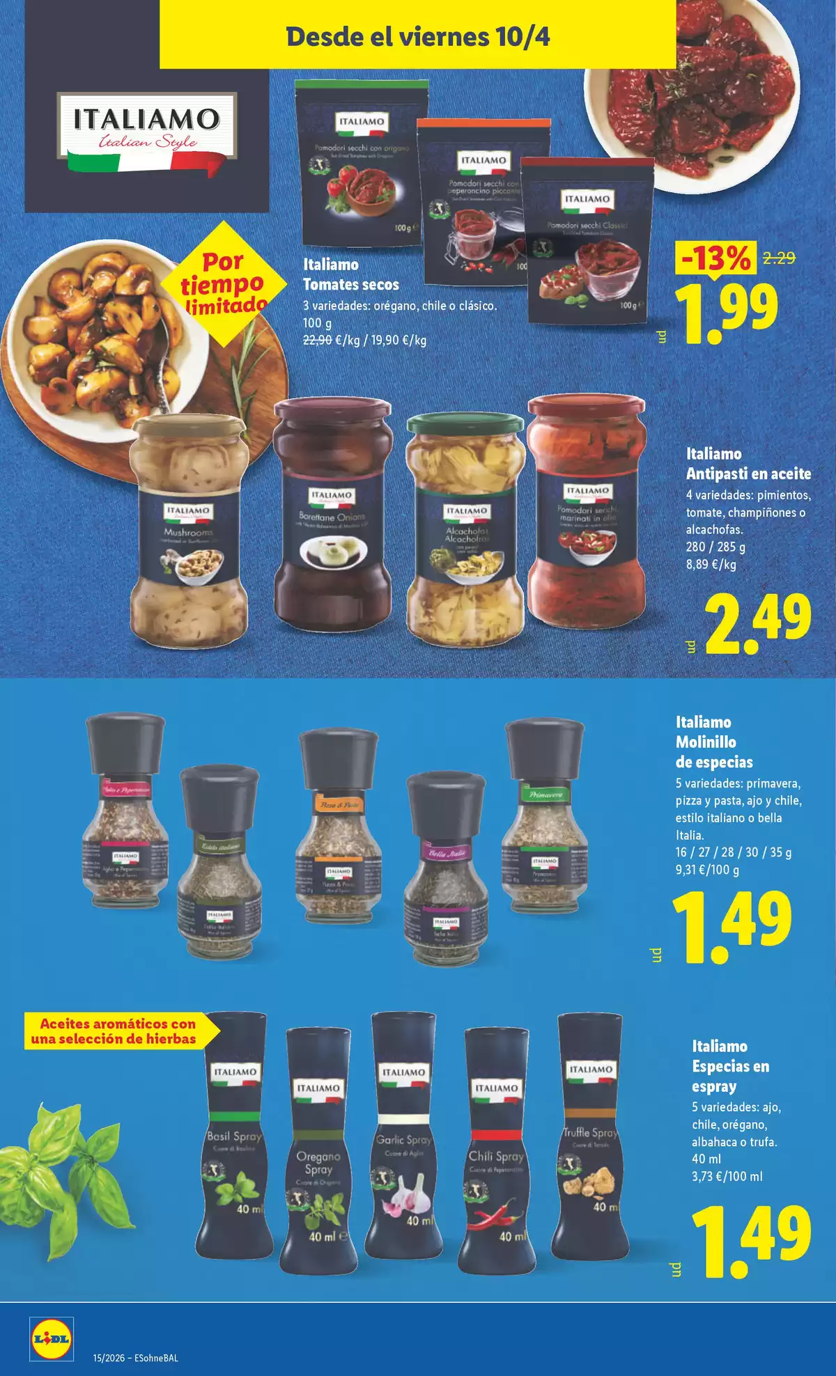 Offres Lidl Espagne de 6 à 12 avril 2026 Offres hebdomadaires - Lidl - Espagne - 6 avril 2026 – 12 avril 2026 - Page 42
