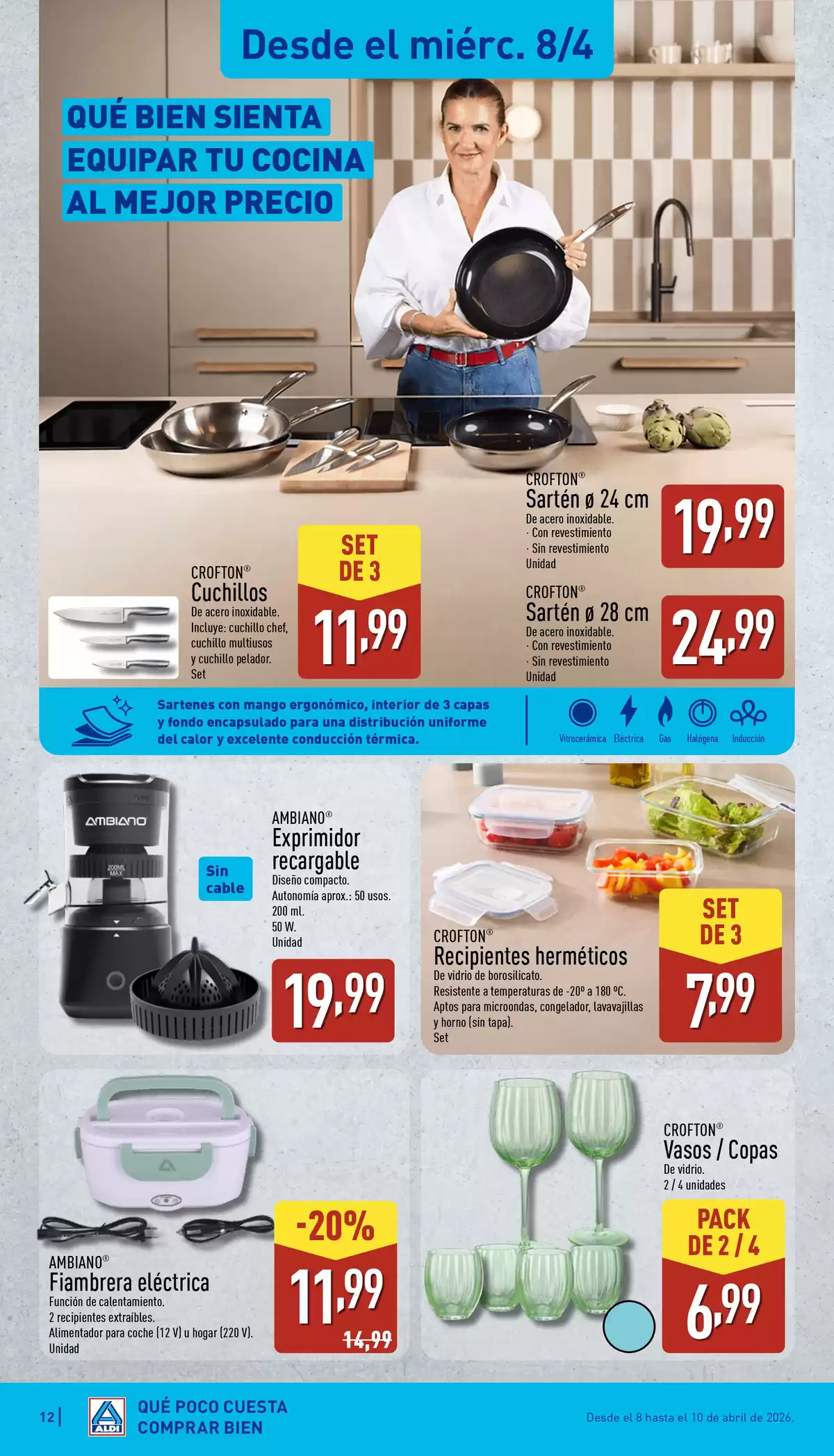 Offres ALDI Espagne de 6 à 12 avril 2026 Comme il coûte peu d'acheter bien ! - ALDI - Espagne - 6 avril 2026 – 12 avril 2026 - Page 12