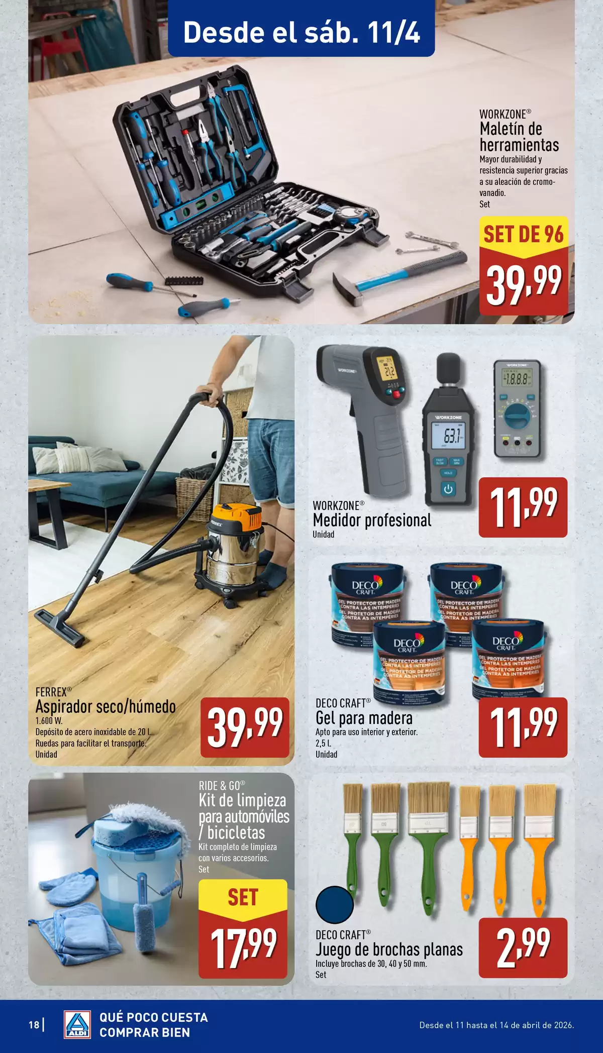 Offres ALDI Espagne de 6 à 12 avril 2026 Comme il coûte peu d'acheter bien ! - ALDI - Espagne - 6 avril 2026 – 12 avril 2026 - Page 18