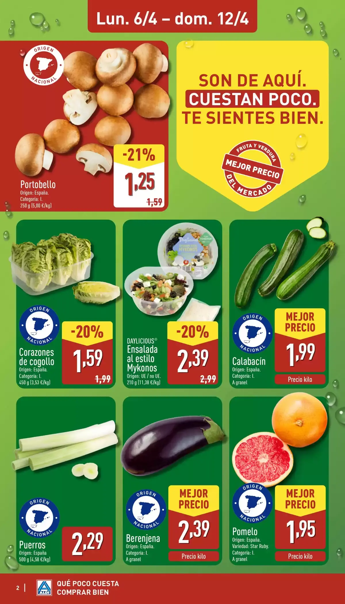 Offres ALDI Espagne de 6 à 12 avril 2026 Comme il coûte peu d'acheter bien ! - ALDI - Espagne - 6 avril 2026 – 12 avril 2026 - Page 2
