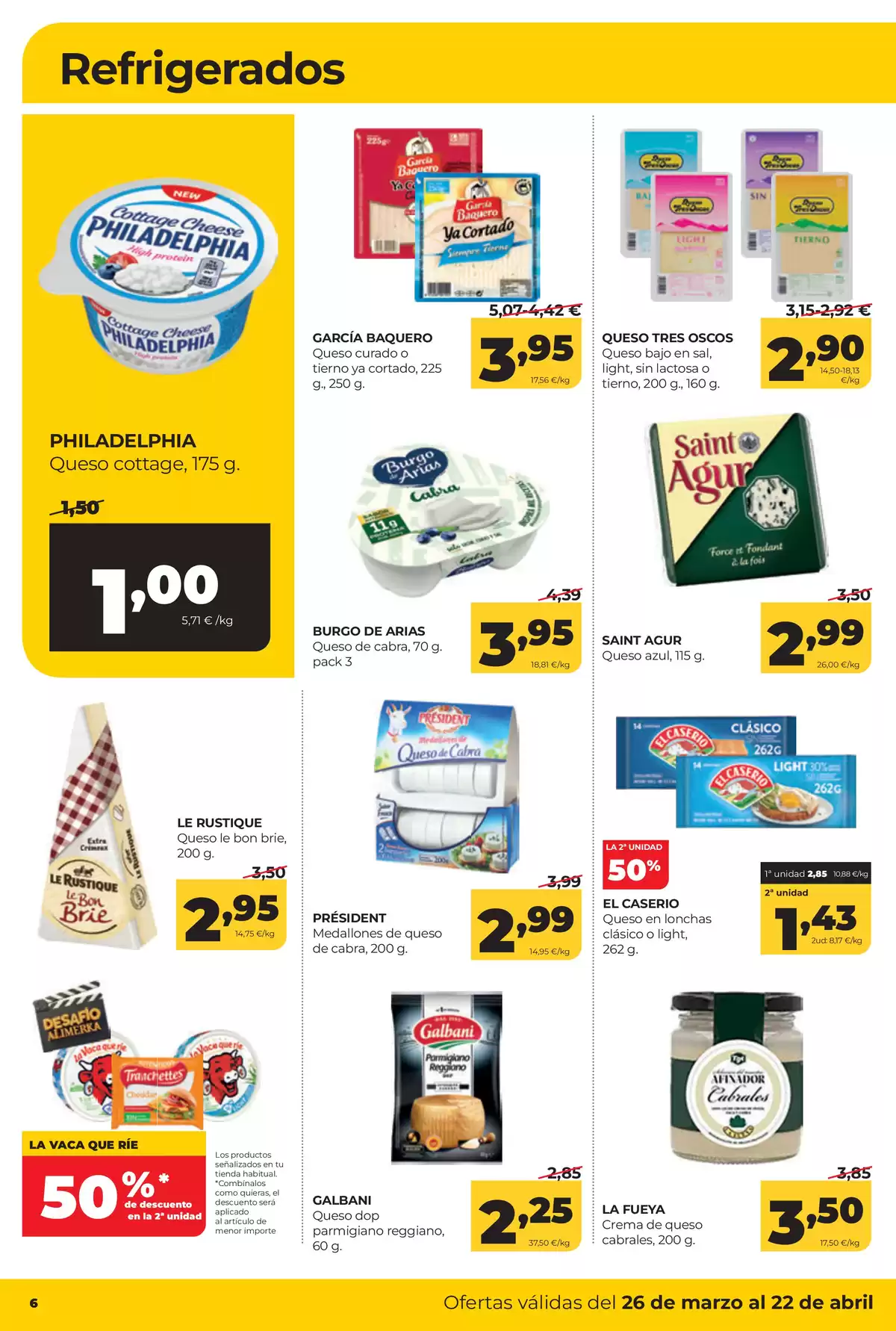 Offres ‎Supermarchés Alimerka‎ Espagne de 26 mars à 22 avril 2026 Catalogue d'offres mensuelles - ‎Supermarchés Alimerka‎ - Espagne - 26 mars 2026 – 22 avril 2026 - Page 6