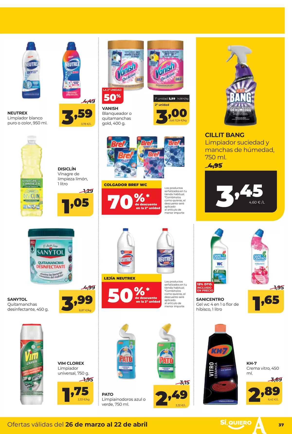 Offres ‎Supermarchés Alimerka‎ Espagne de 26 mars à 22 avril 2026 Catalogue d'offres mensuelles - ‎Supermarchés Alimerka‎ - Espagne - 26 mars 2026 – 22 avril 2026 - Page 39