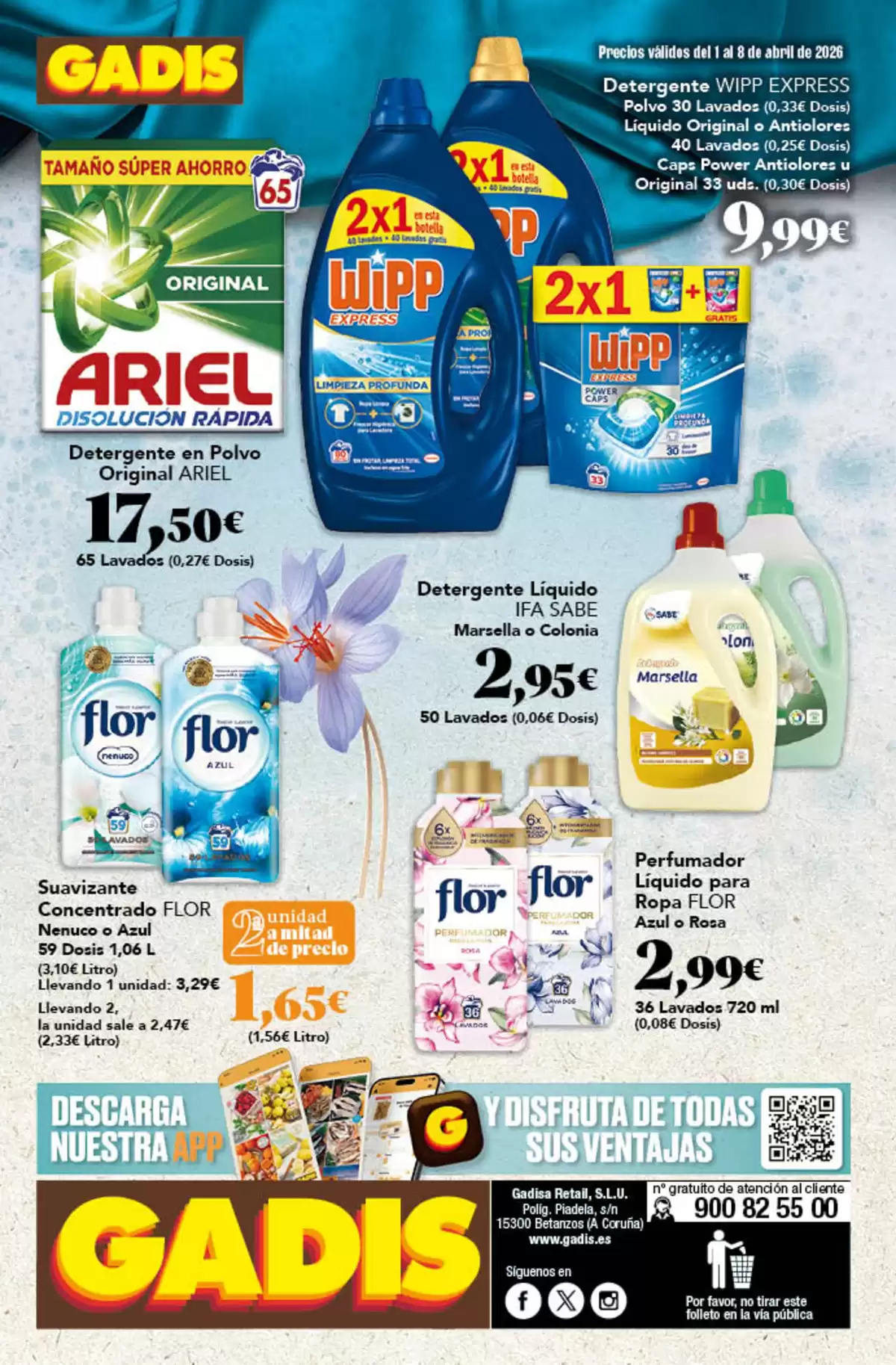 Offres GADIS Supermarché Espagne de 1 à 8 avril 2026 Nouveaux prix - GADIS - Espagne - 1 avril 2026 – 8 avril 2026 - Page 48