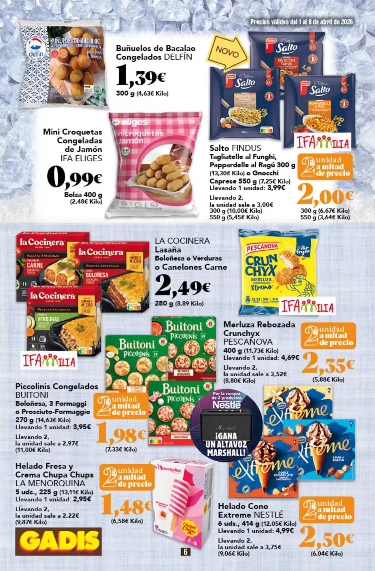 Offres GADIS Supermarché Espagne de 1 à 8 avril 2026 Nouveaux prix - GADIS - Espagne - 1 avril 2026 – 8 avril 2026 - Page 6