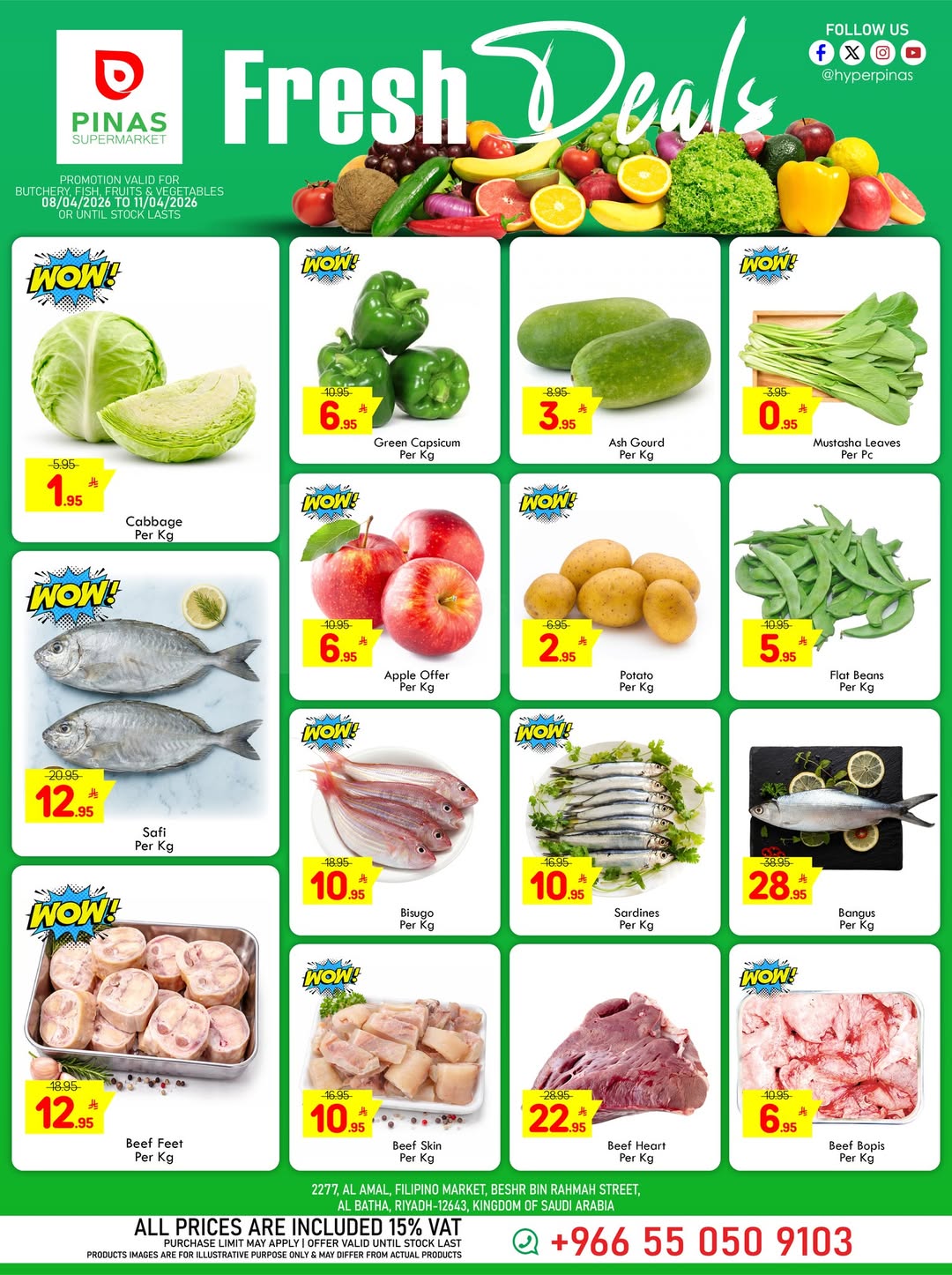 Pinas Supermarket Saudi Arabia offers in Albtha from 20 to 26 Shawwal 1447 AH (8 – 14 April 2026) Mega Days Deals - Pinas Supermarket - Saudi Arabia - 8 April 2026 – 14 April 2026 - Page 4