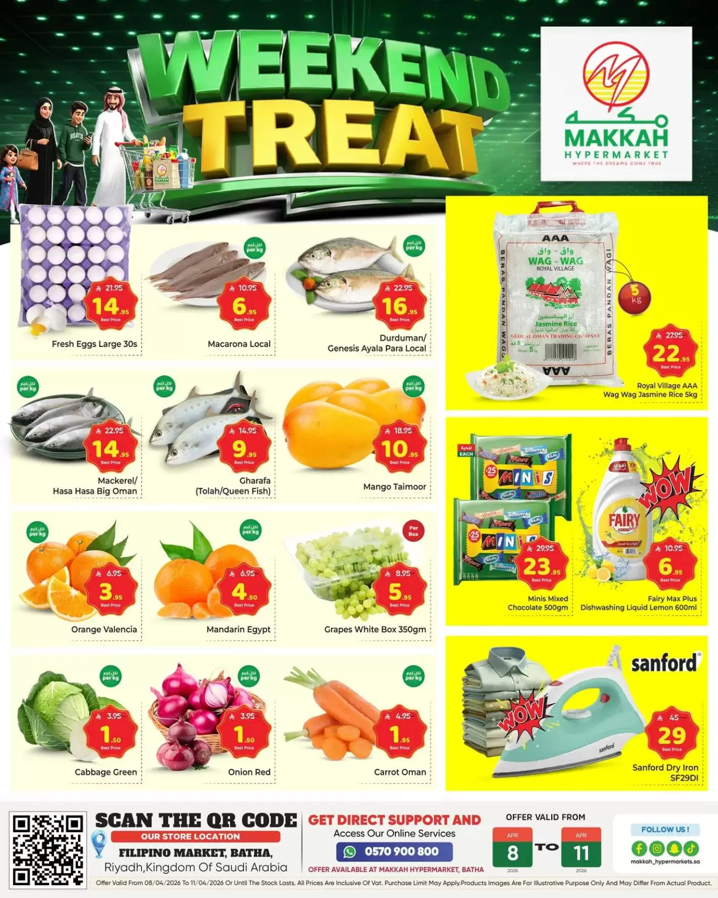 Ofertas de Makkah Hipermercados Arabia Saudita de 20 a 23 Shawwal 1447 AH (8 – 11 abril 2026) Ofertas de fin de semana - Página 1