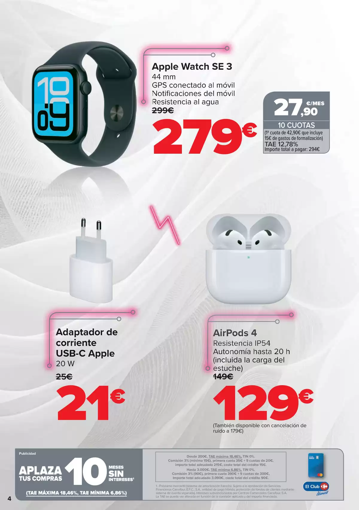 Offres Carrefour Espagne de 7 à 22 avril 2026 OFFRES TECNOLOGIA - Carrefour - Espagne - 7 avril 2026 – 22 avril 2026 - Page 4