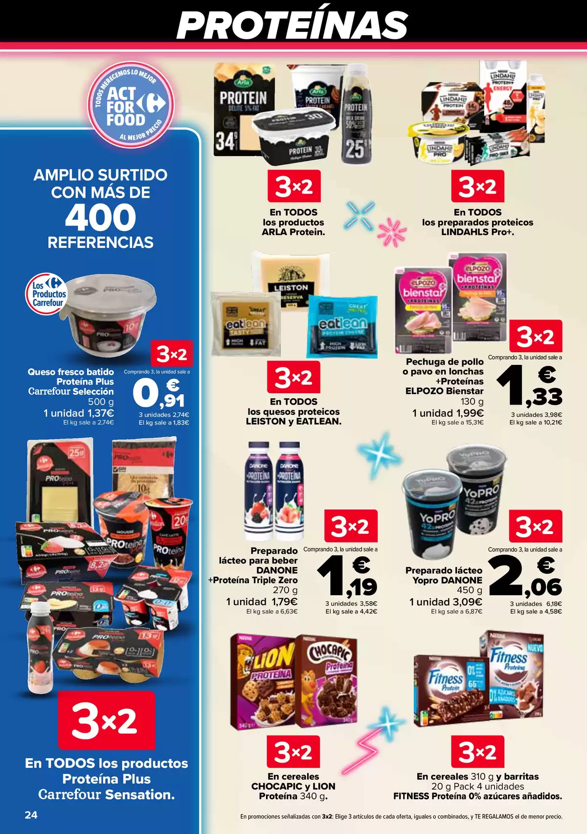 Offres Carrefour Espagne de 7 à 22 avril 2026 50% DE RETOUR + 3x2 - Carrefour - Espagne - 7 avril 2026 – 22 avril 2026 - Page 23