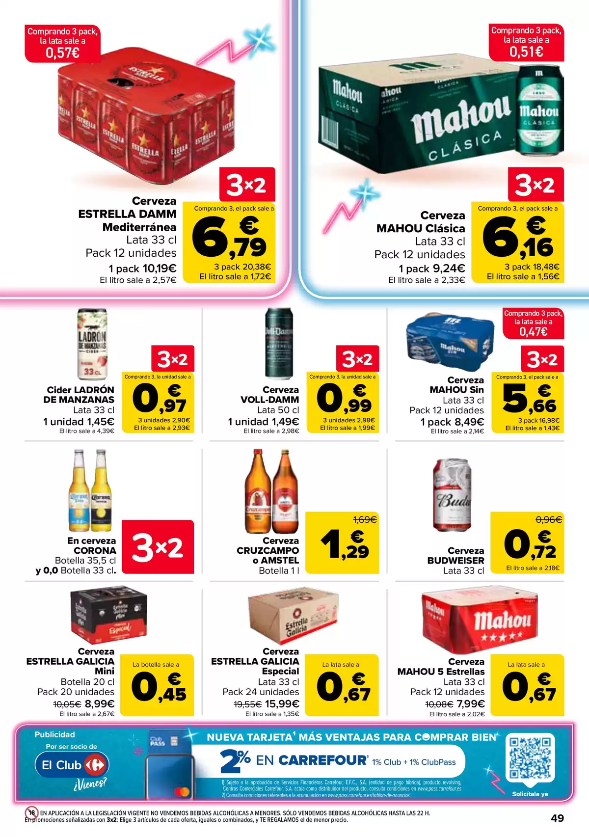 Offres Carrefour Espagne de 7 à 22 avril 2026 50% DE RETOUR + 3x2 - Carrefour - Espagne - 7 avril 2026 – 22 avril 2026 - Page 47