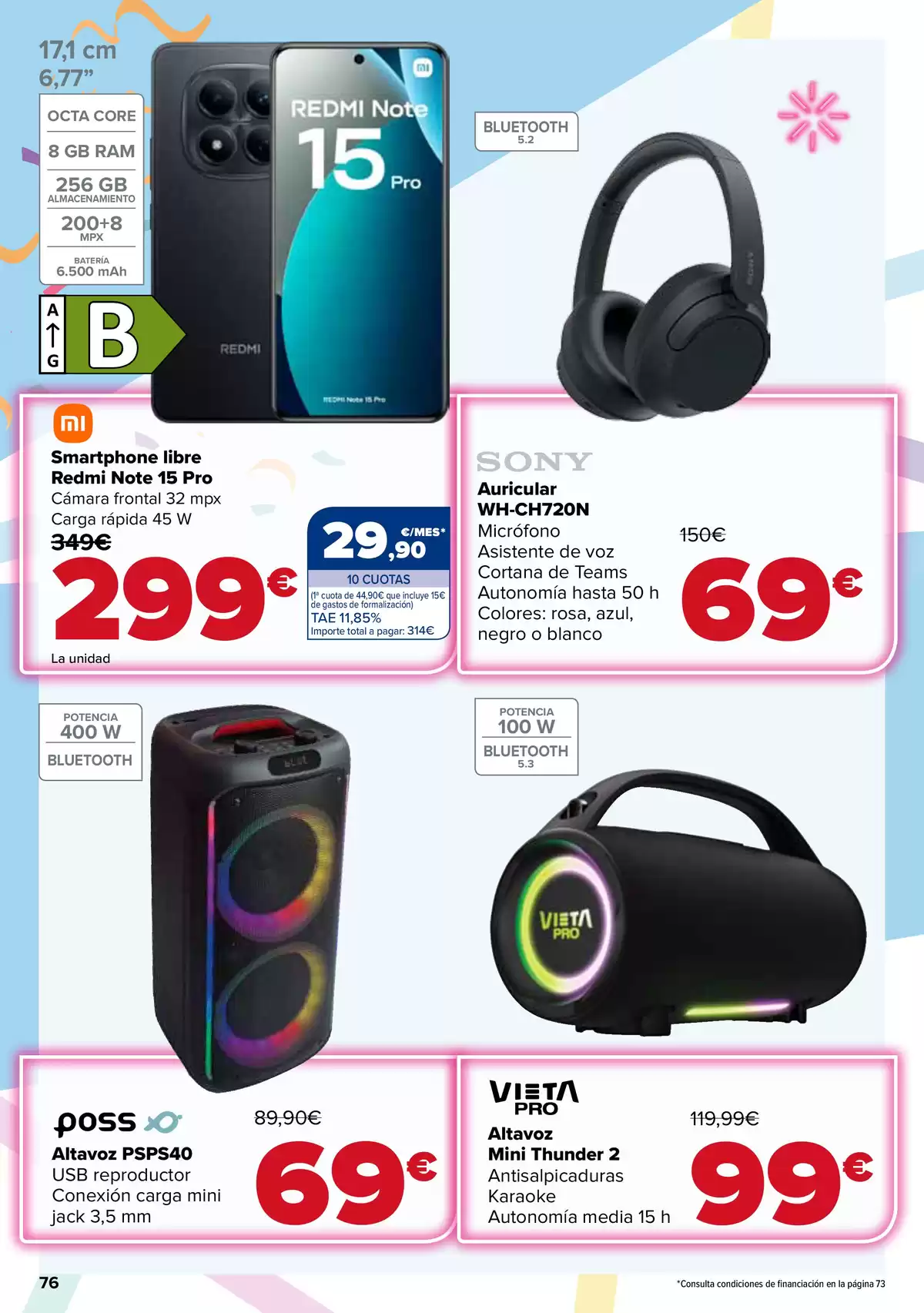 Offres Carrefour Espagne de 7 à 22 avril 2026 50% DE RETOUR + 3x2 - Carrefour - Espagne - 7 avril 2026 – 22 avril 2026 - Page 74