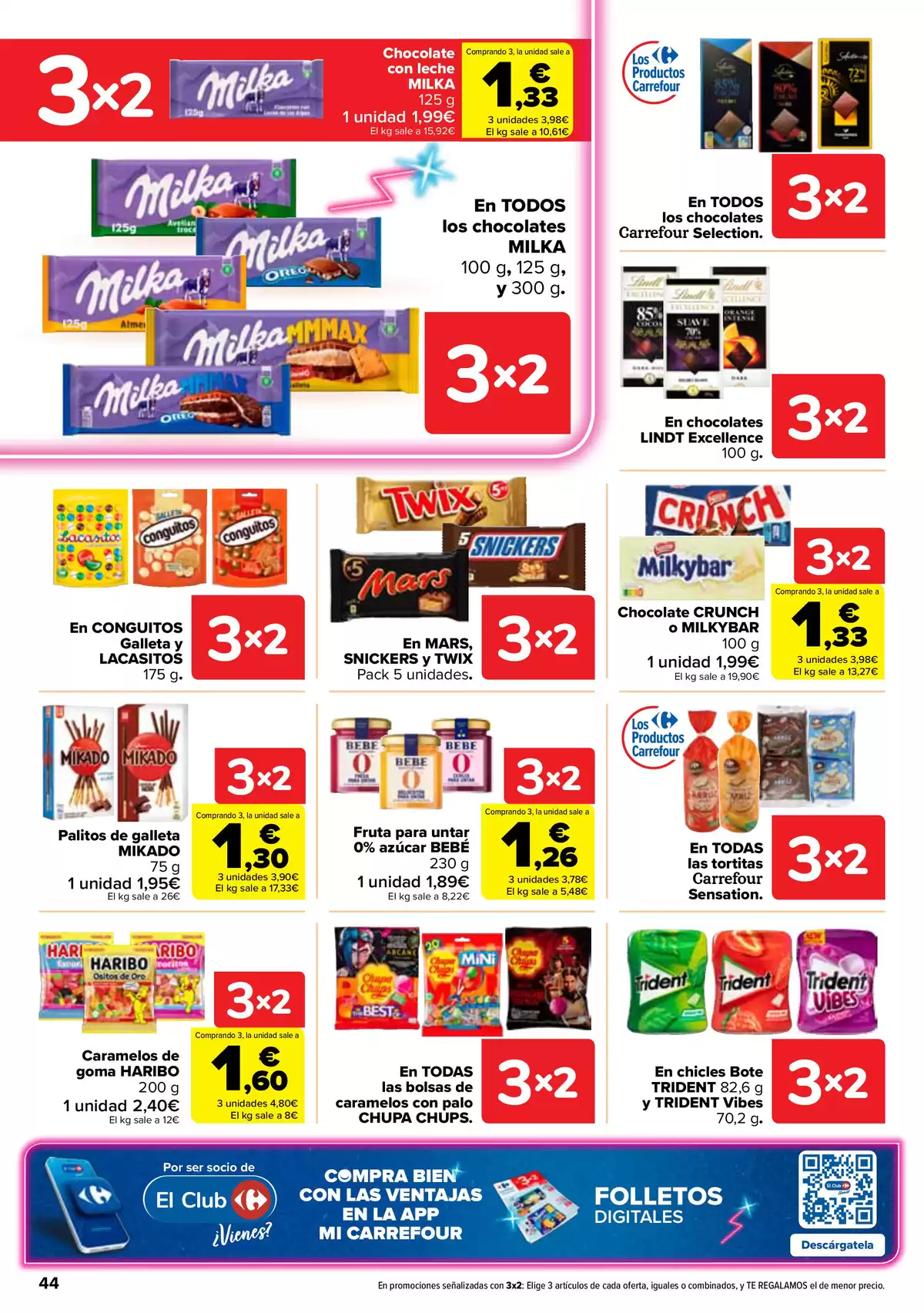 Offres Carrefour Espagne de 7 à 22 avril 2026 50% DE RETOUR + 3x2 - Carrefour - Espagne - 7 avril 2026 – 22 avril 2026 - Page 42