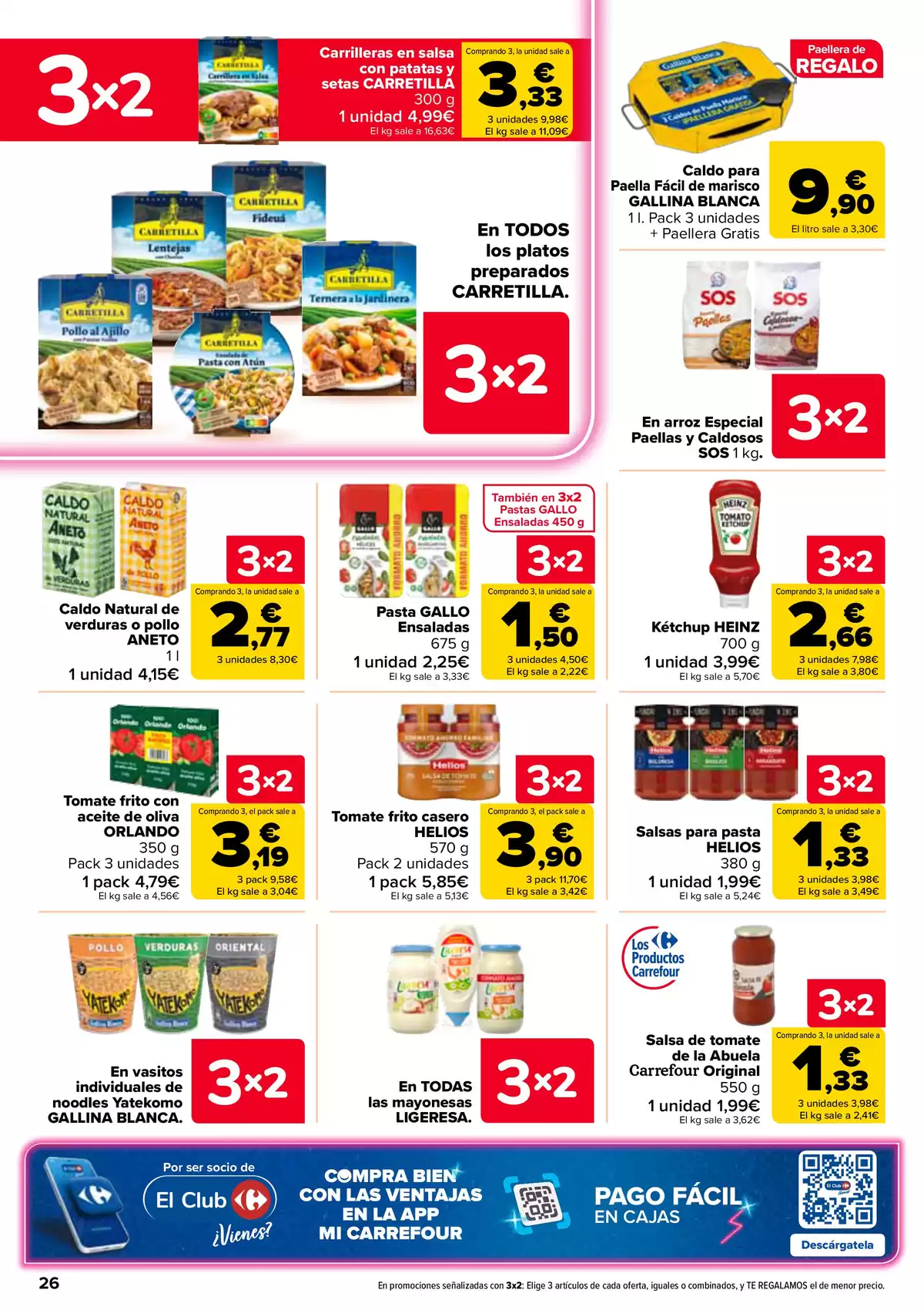 Offres Carrefour Espagne de 7 à 22 avril 2026 50% DE RETOUR + 3x2 - Carrefour - Espagne - 7 avril 2026 – 22 avril 2026 - Page 25