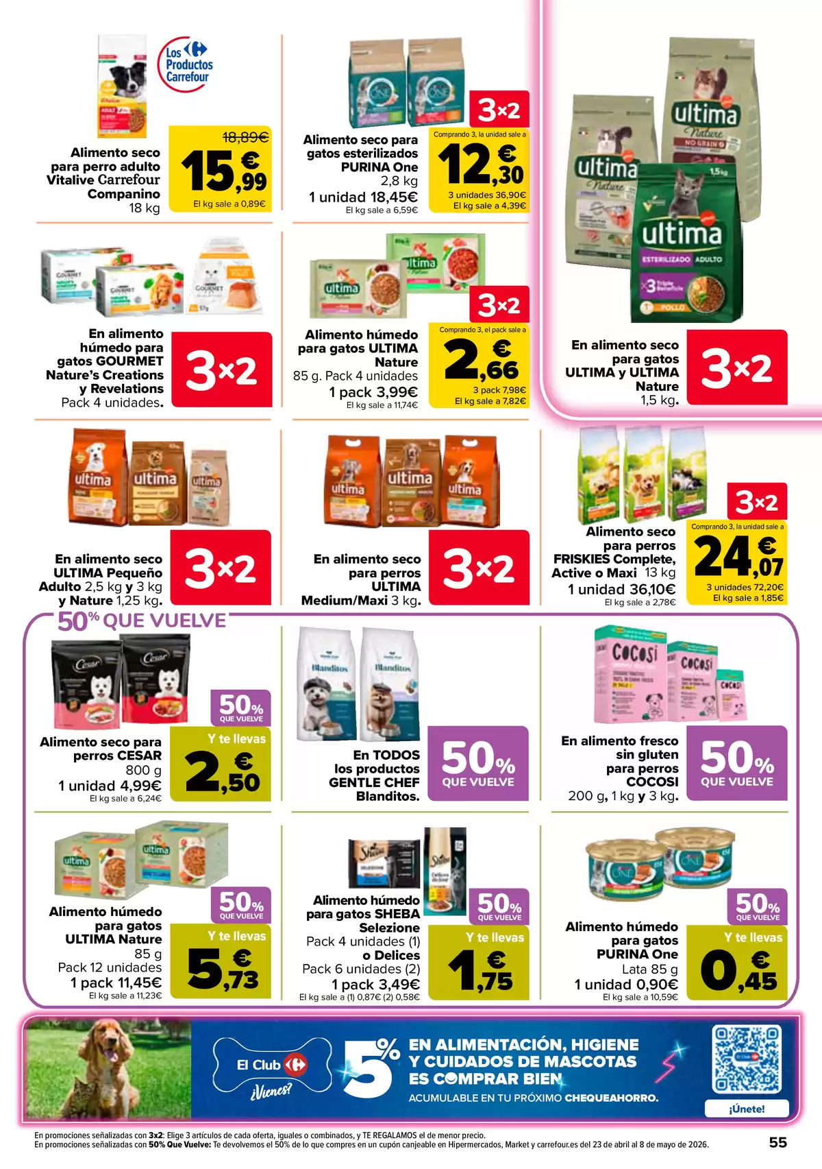 Offres Carrefour Espagne de 7 à 22 avril 2026 50% DE RETOUR + 3x2 - Carrefour - Espagne - 7 avril 2026 – 22 avril 2026 - Page 53