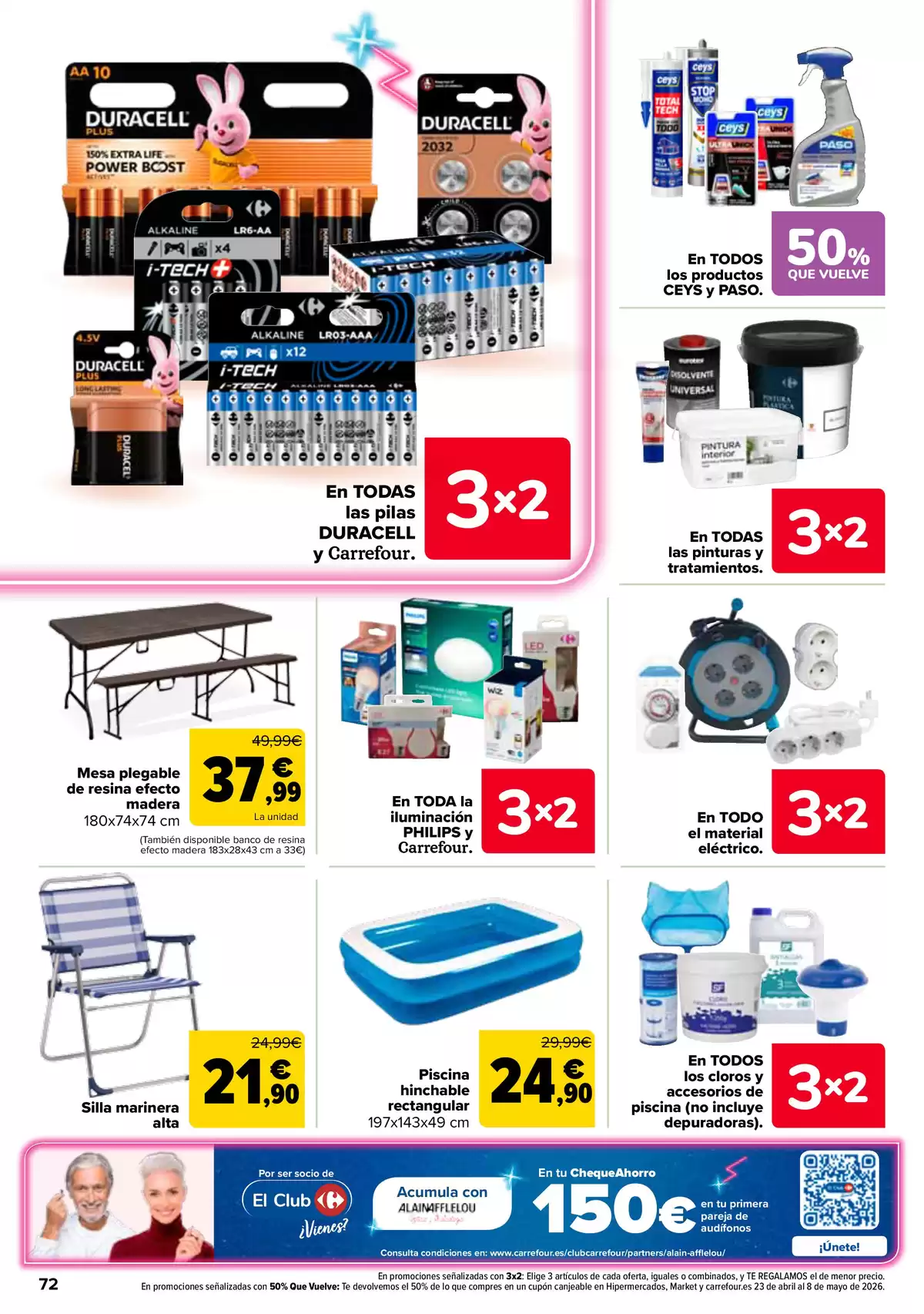 Offres Carrefour Espagne de 7 à 22 avril 2026 50% DE RETOUR + 3x2 - Carrefour - Espagne - 7 avril 2026 – 22 avril 2026 - Page 70