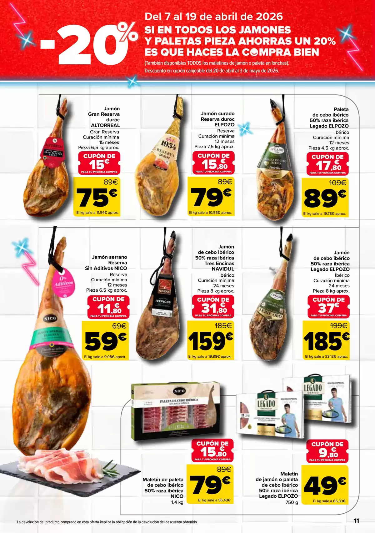 Offres Carrefour Espagne de 7 à 22 avril 2026 50% DE RETOUR + 3x2 - Carrefour - Espagne - 7 avril 2026 – 22 avril 2026 - Page 10