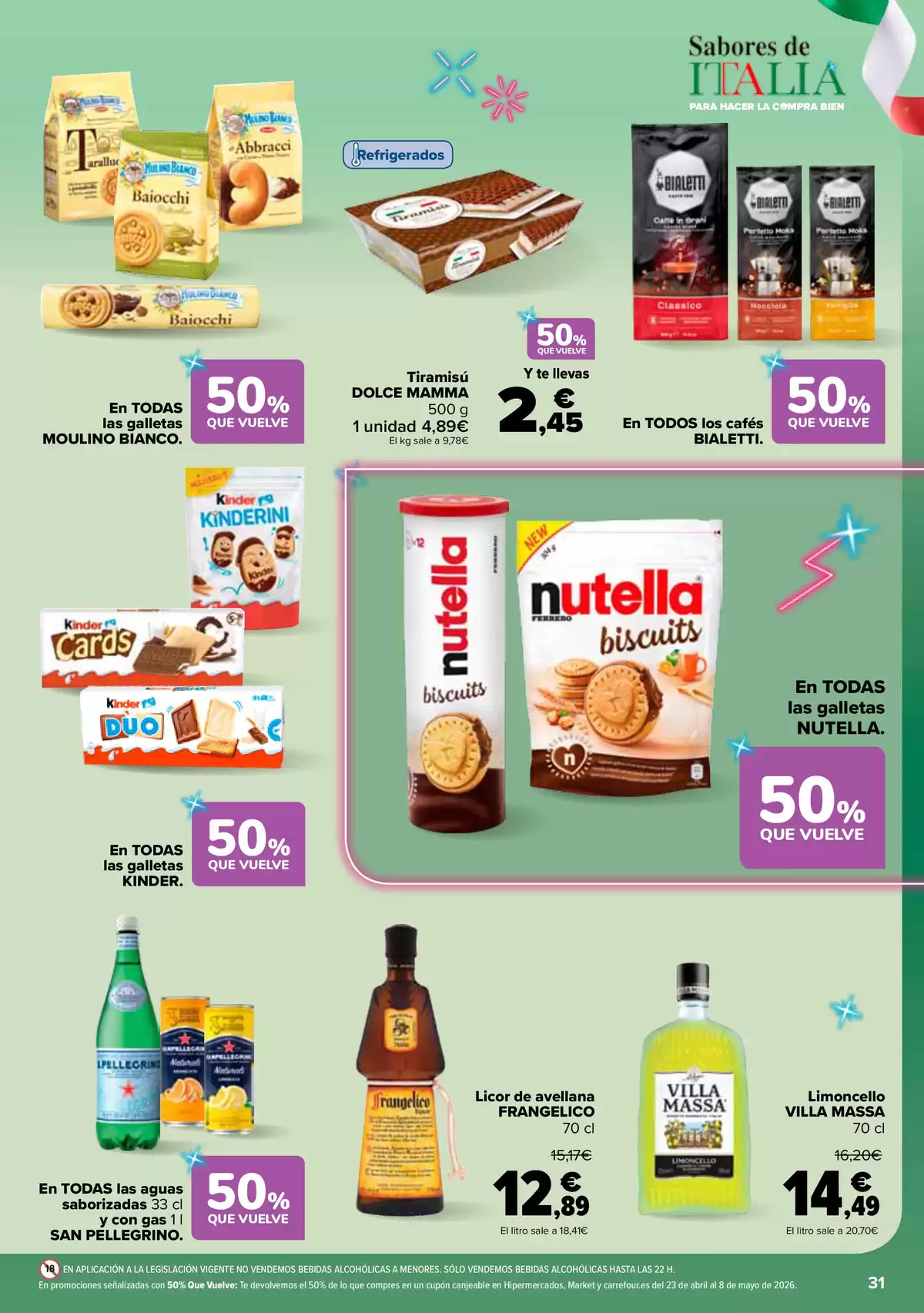 Offres Carrefour Espagne de 7 à 22 avril 2026 50% DE RETOUR + 3x2 - Carrefour - Espagne - 7 avril 2026 – 22 avril 2026 - Page 30