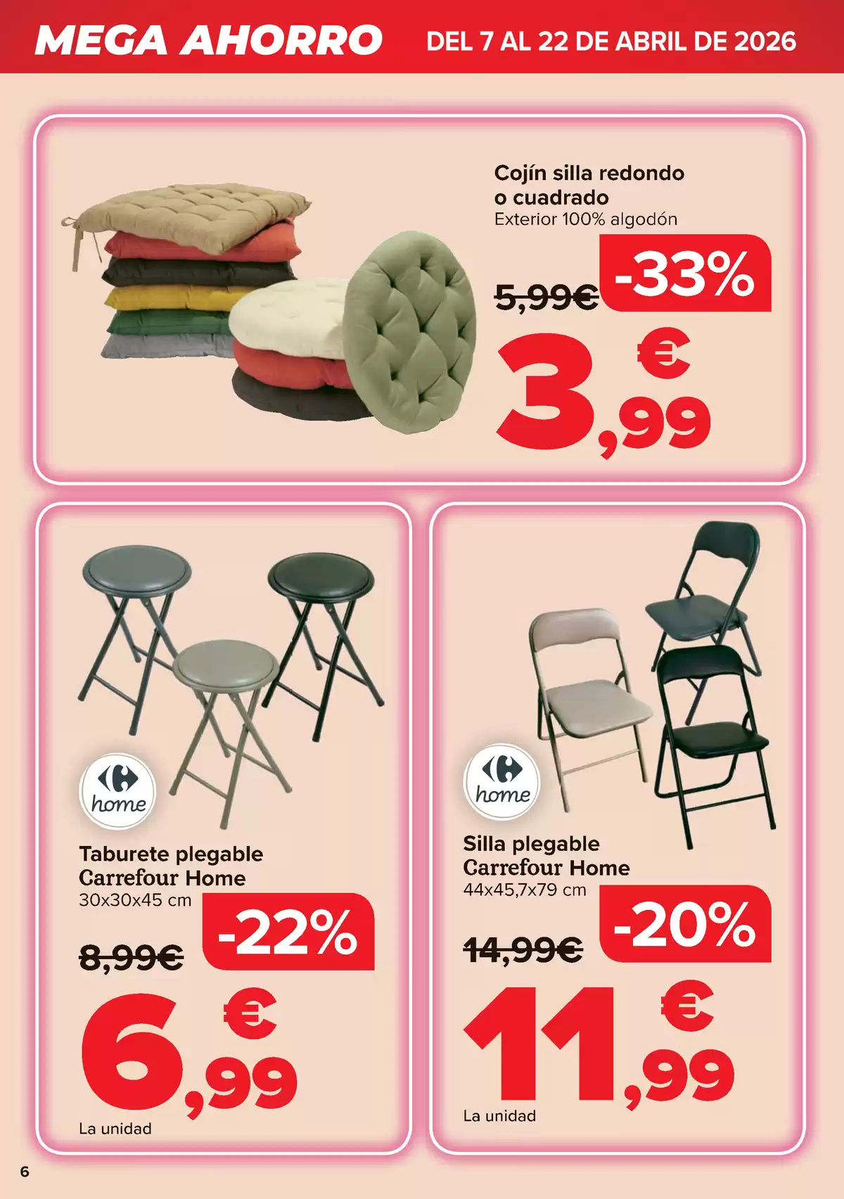Offres Carrefour Espagne de 7 à 22 avril 2026 Méga économies - Carrefour - Espagne - 7 avril 2026 – 22 avril 2026 - Page 6