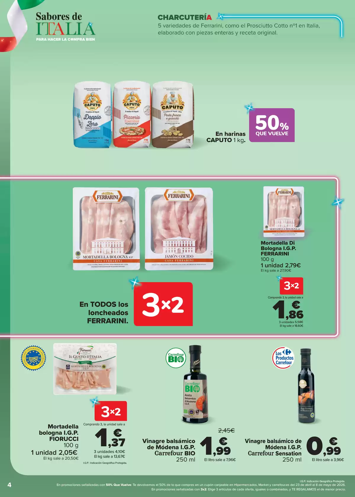 Offres Carrefour Espagne de 7 à 22 avril 2026 Des saveurs ITALIENNES pour bien faire ses courses - Carrefour - Espagne - 7 avril 2026 – 22 avril 2026 - Page 4