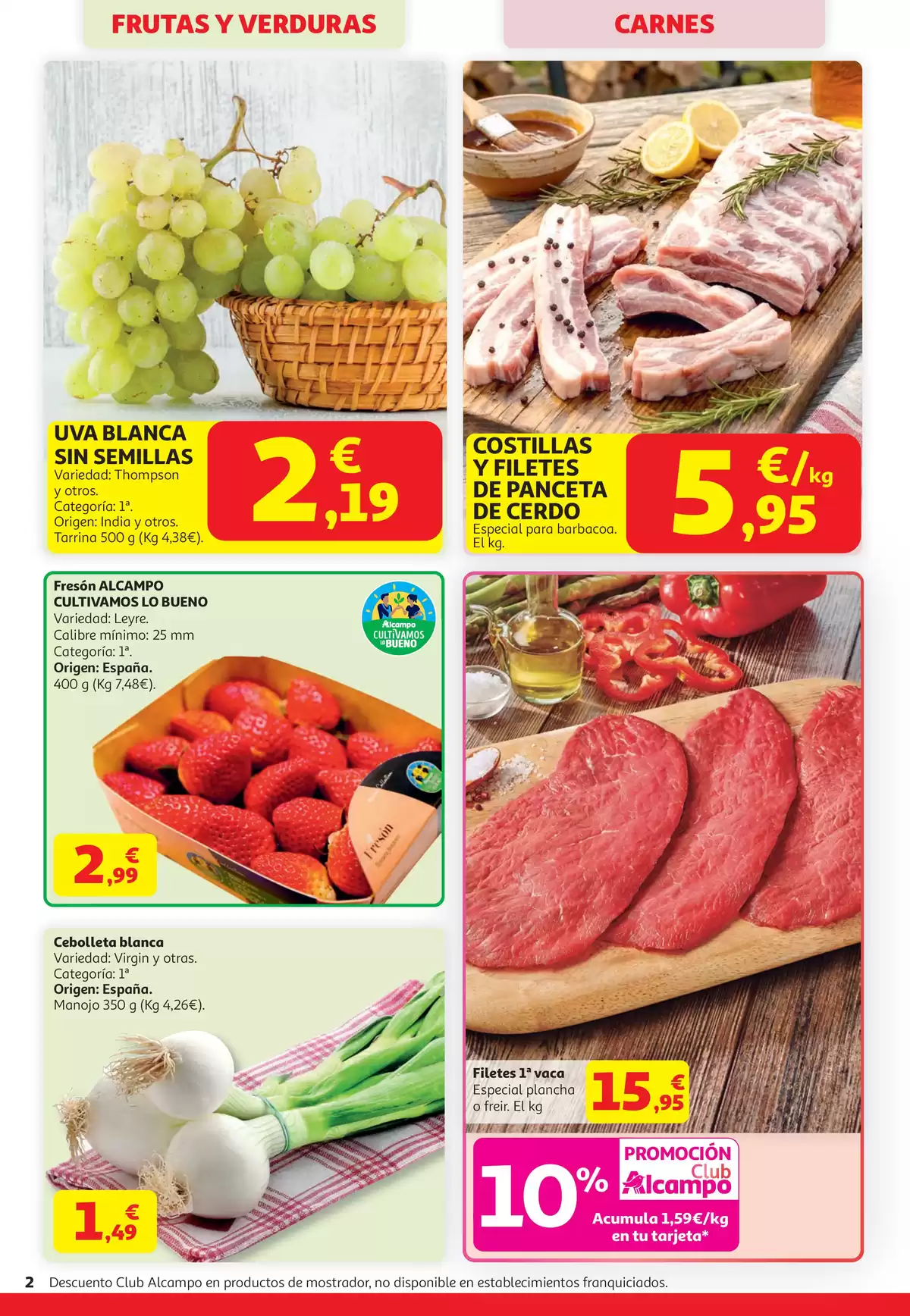 Offres Alcampo Supermarché Espagne de 7 à 20 avril 2026 20 % Promotion Club Alcampo - Alcampo - Espagne - 7 avril 2026 – 20 avril 2026 - Page 2