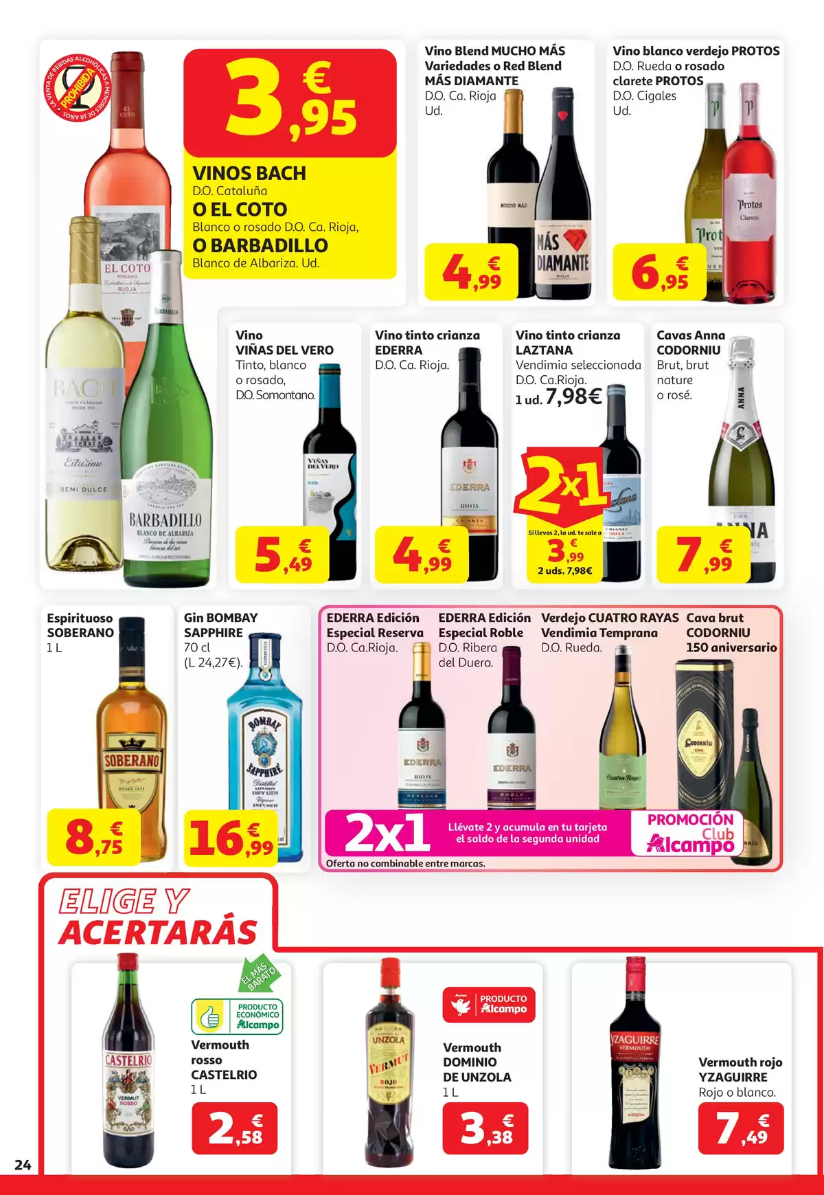 Offres Alcampo Hypermarchés Espagne de 7 à 20 avril 2026 20 % Promotion Club Alcampo - Alcampo - Espagne - 7 avril 2026 – 20 avril 2026 - Page 24