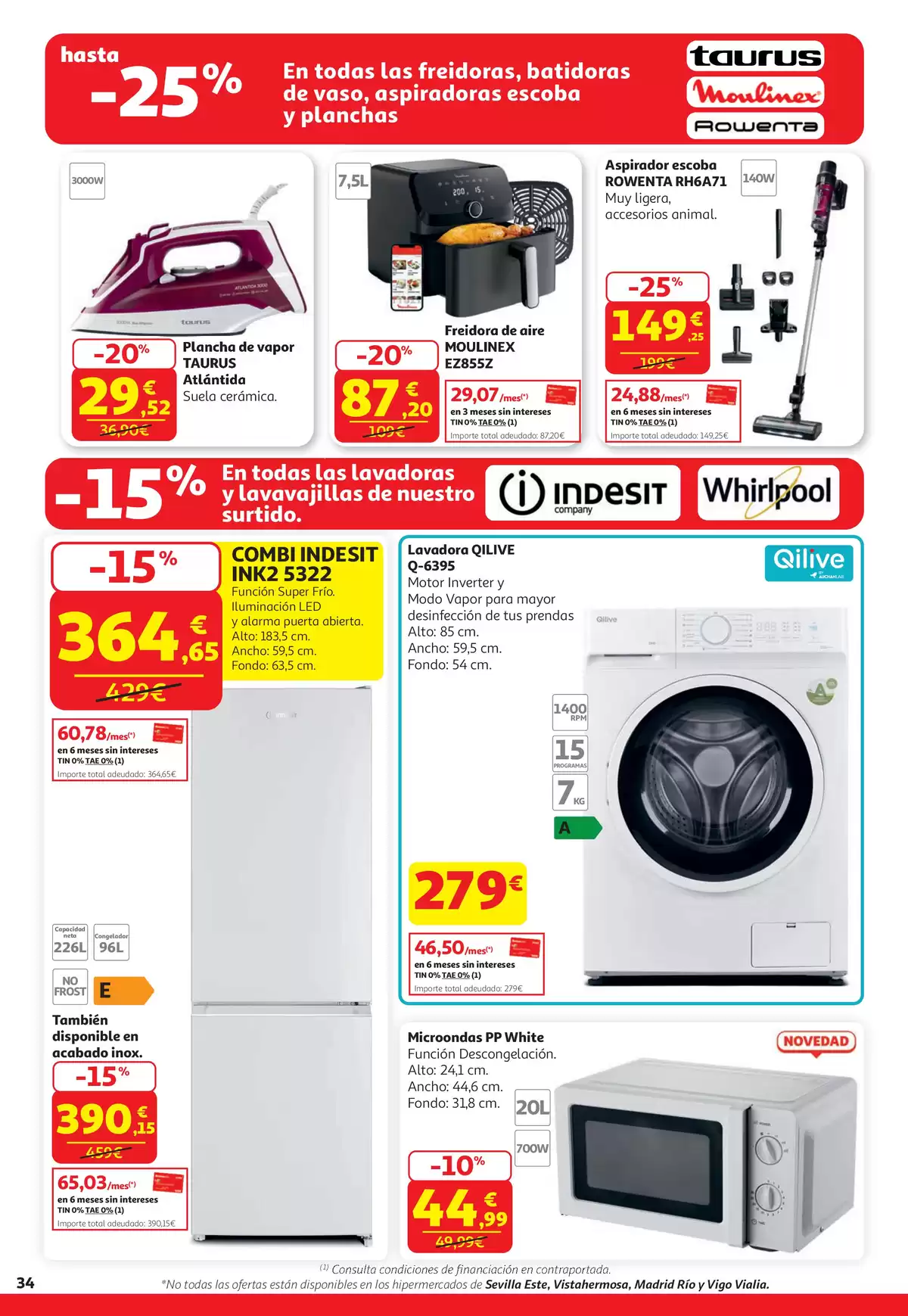 Offres Alcampo Hypermarchés Espagne de 7 à 20 avril 2026 20 % Promotion Club Alcampo - Alcampo - Espagne - 7 avril 2026 – 20 avril 2026 - Page 34