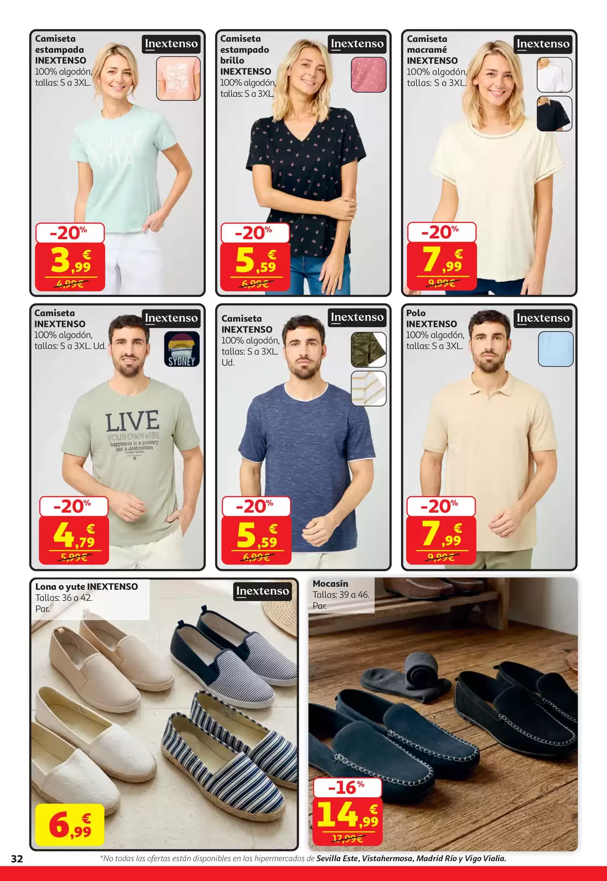 Offres Alcampo Hypermarchés Espagne de 7 à 20 avril 2026 20 % Promotion Club Alcampo - Alcampo - Espagne - 7 avril 2026 – 20 avril 2026 - Page 32