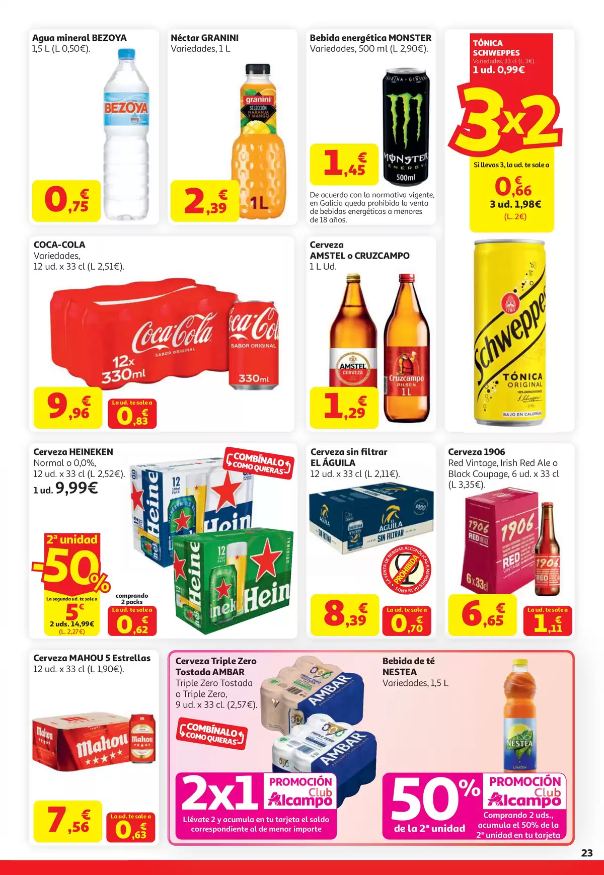 Offres Alcampo Hypermarchés Espagne de 7 à 20 avril 2026 20 % Promotion Club Alcampo - Alcampo - Espagne - 7 avril 2026 – 20 avril 2026 - Page 23