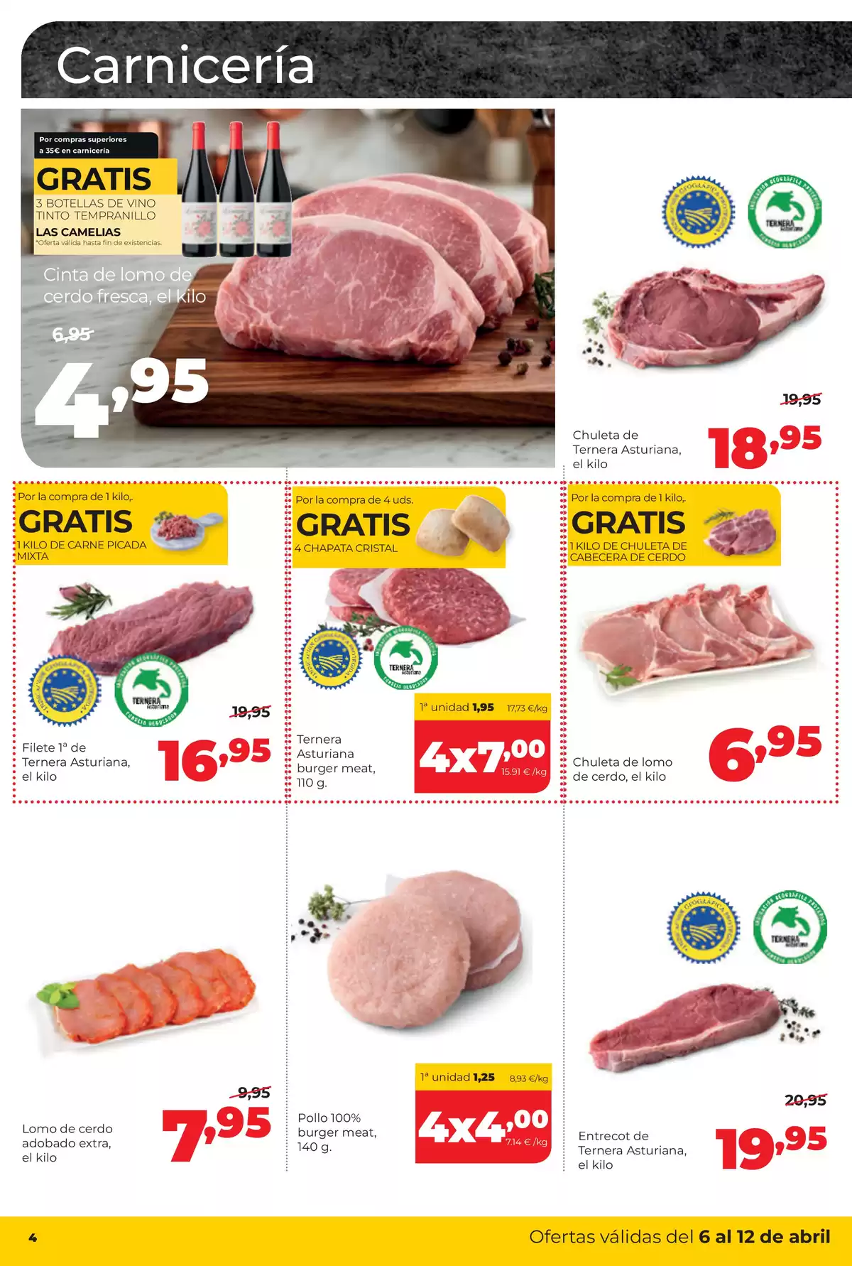 Offres ‎Supermarchés Alimerka‎ Espagne Asturies de 6 à 12 avril 2026 Offres hebdomadaires - ‎Supermarchés Alimerka‎ - Espagne - 6 avril 2026 – 12 avril 2026 - Page 4