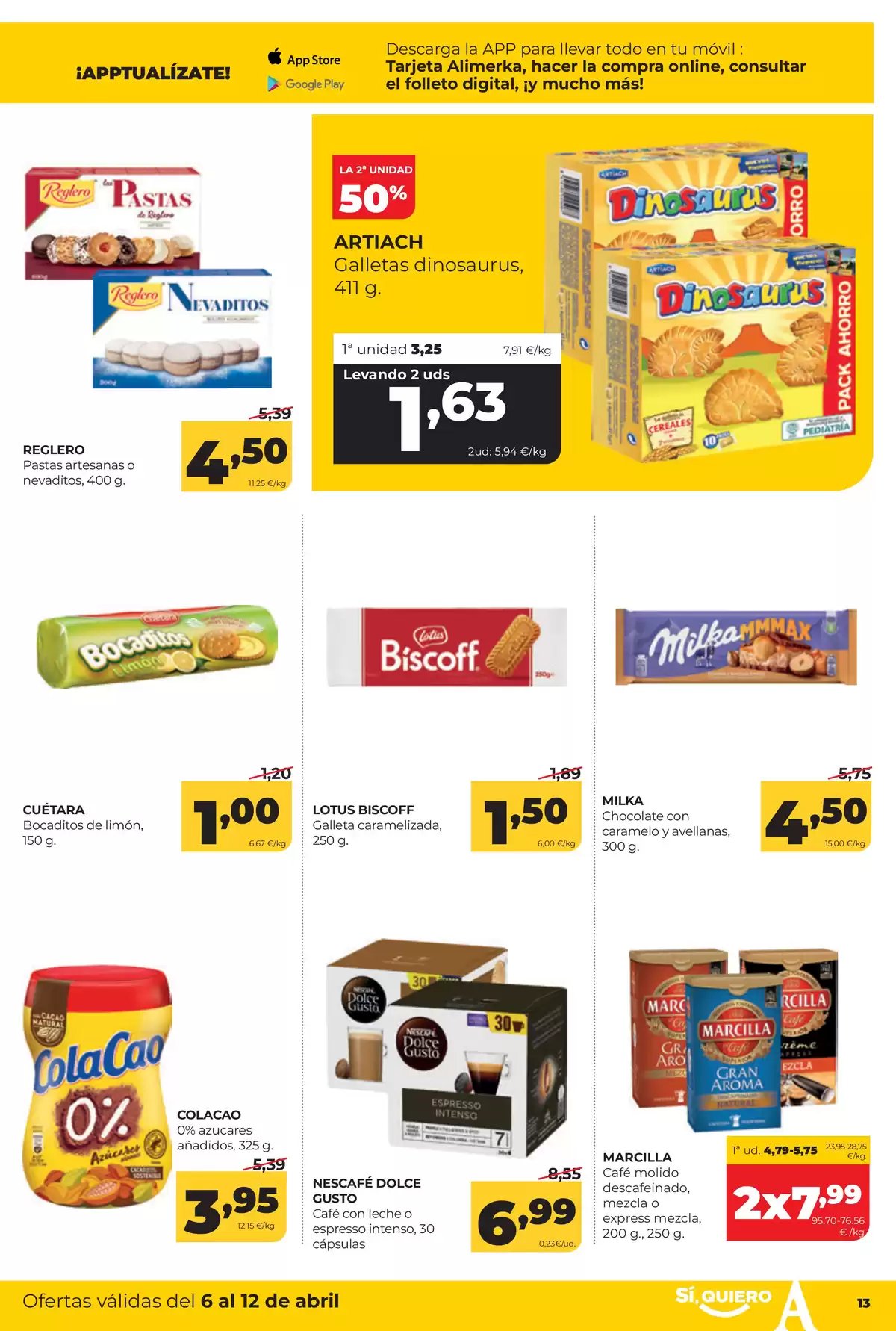 Offres ‎Supermarchés Alimerka‎ Espagne Asturies de 6 à 12 avril 2026 Offres hebdomadaires - ‎Supermarchés Alimerka‎ - Espagne - 6 avril 2026 – 12 avril 2026 - Page 13