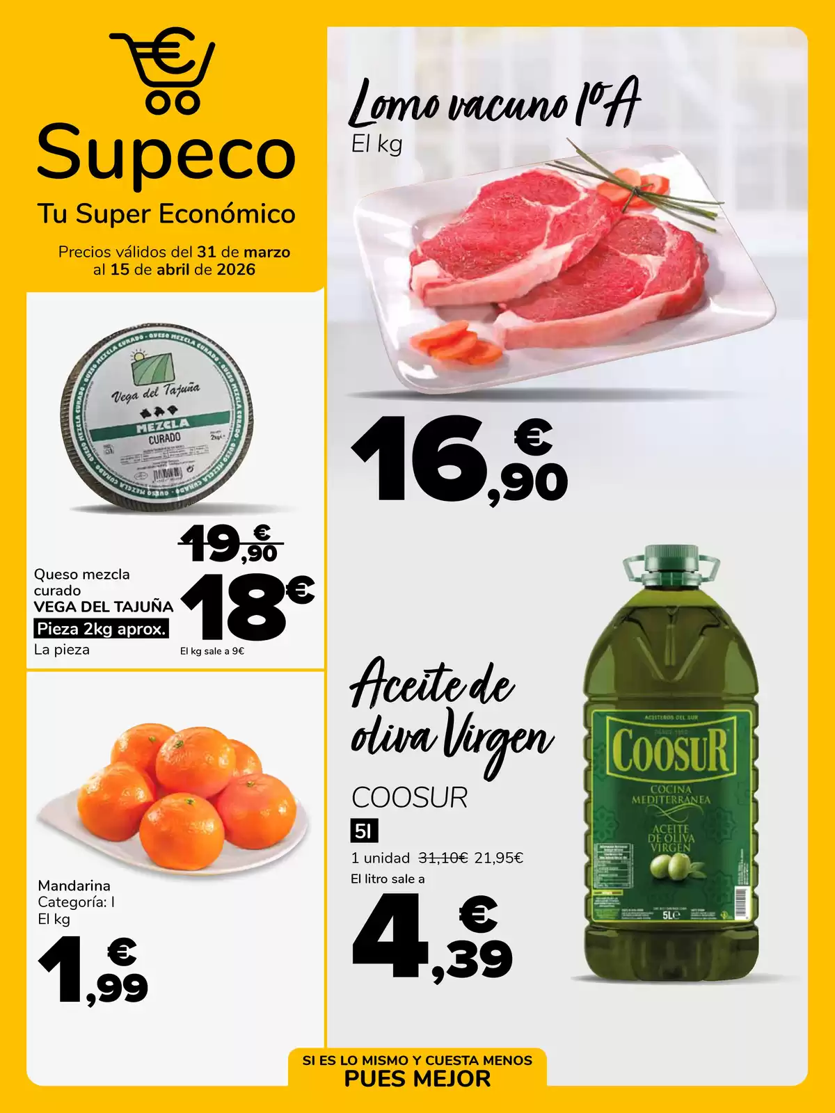 Offres Supeco Espagne de 31 mars à 15 avril 2026 Offres très économiques - Page 1