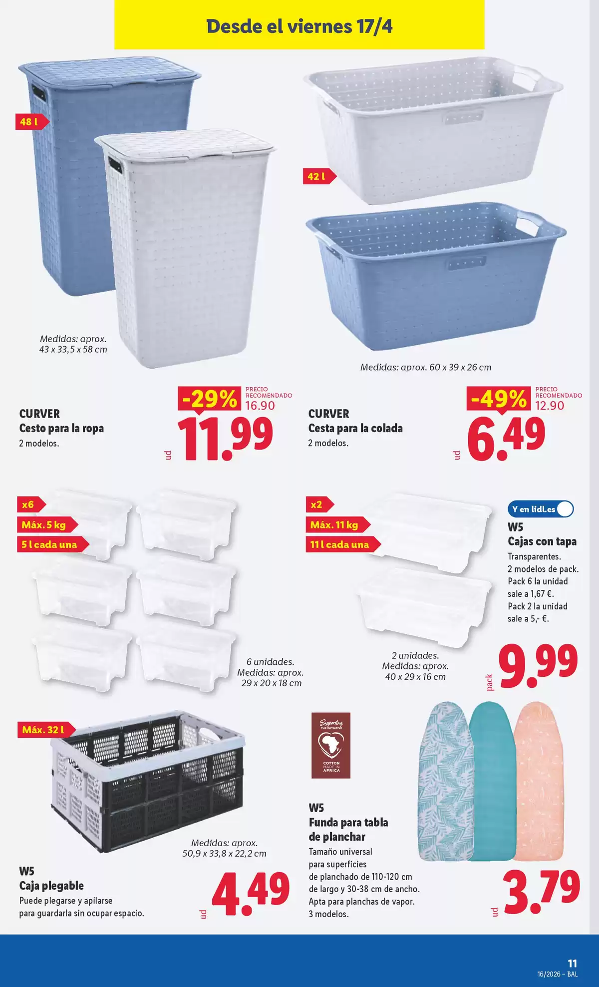 Offres Lidl Espagne de 13 à 19 avril 2026 Offres du bazar - Lidl - Espagne - 13 avril 2026 – 19 avril 2026 - Page 19