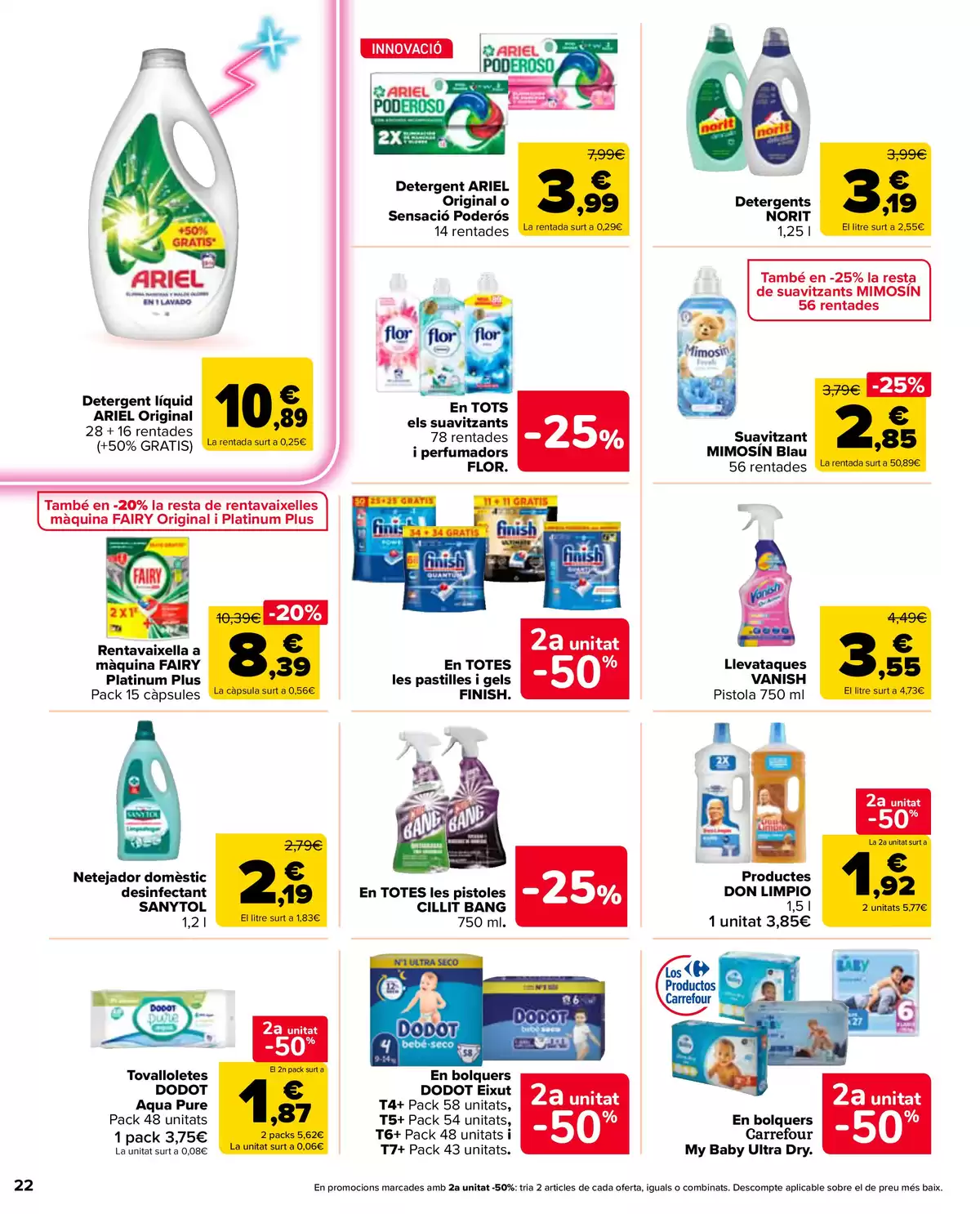 Offres Carrefour Markt Espagne de 7 à 20 avril 2026 2ème unité à 50 % - Carrefour - Espagne - 7 avril 2026 – 20 avril 2026 - Page 22