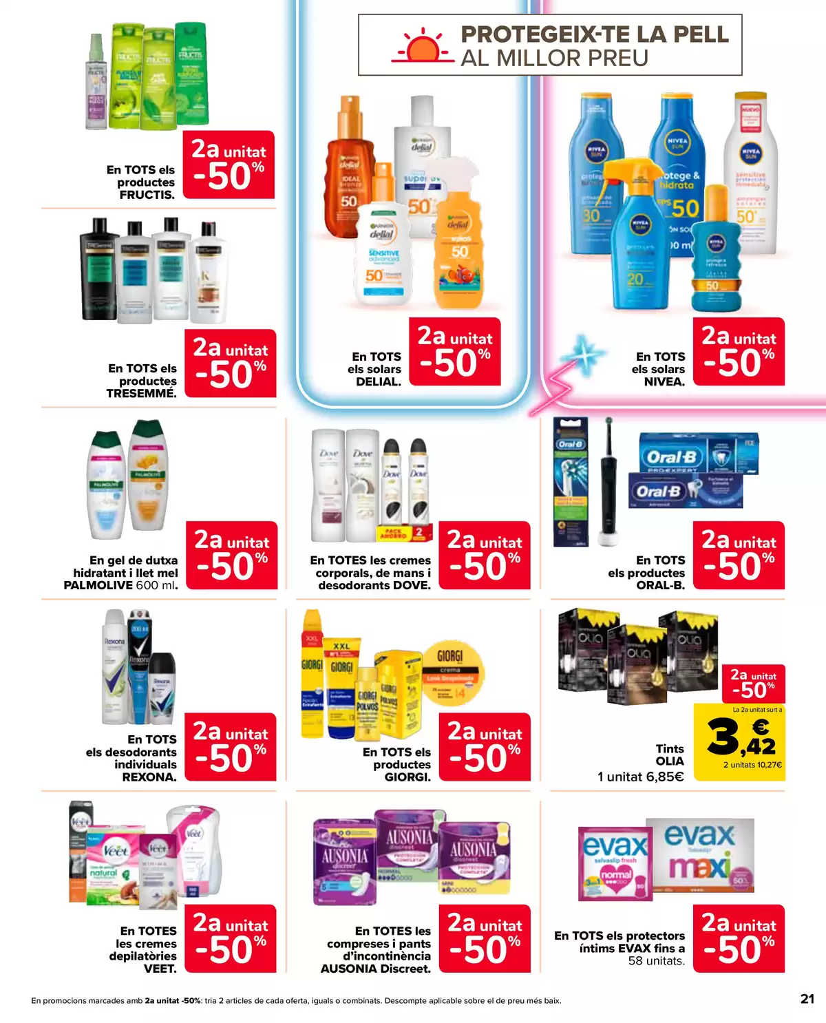 Offres Carrefour Markt Espagne de 7 à 20 avril 2026 2ème unité à 50 % - Carrefour - Espagne - 7 avril 2026 – 20 avril 2026 - Page 21
